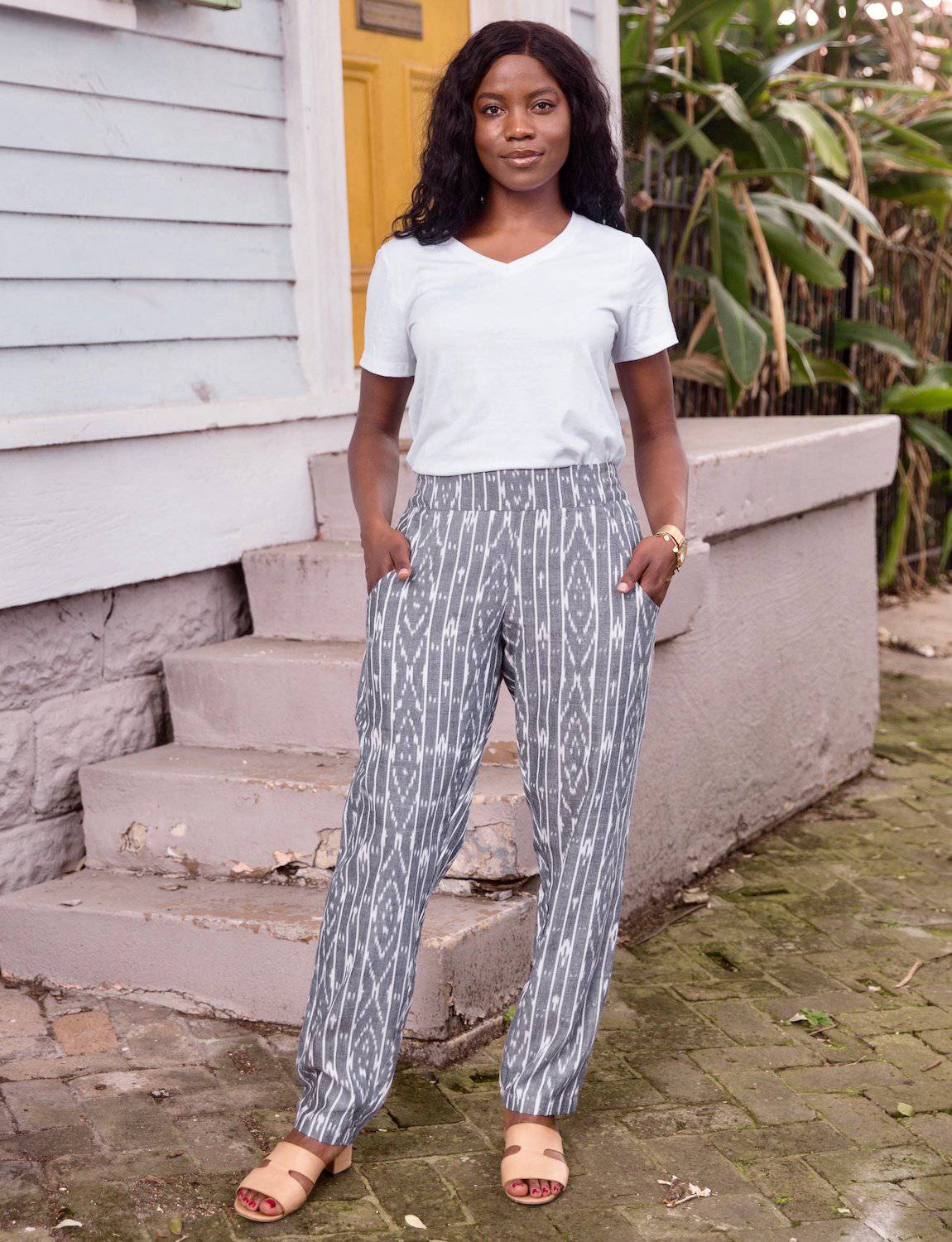 Slate Stripe Pants - FINAL SALE - Image 2