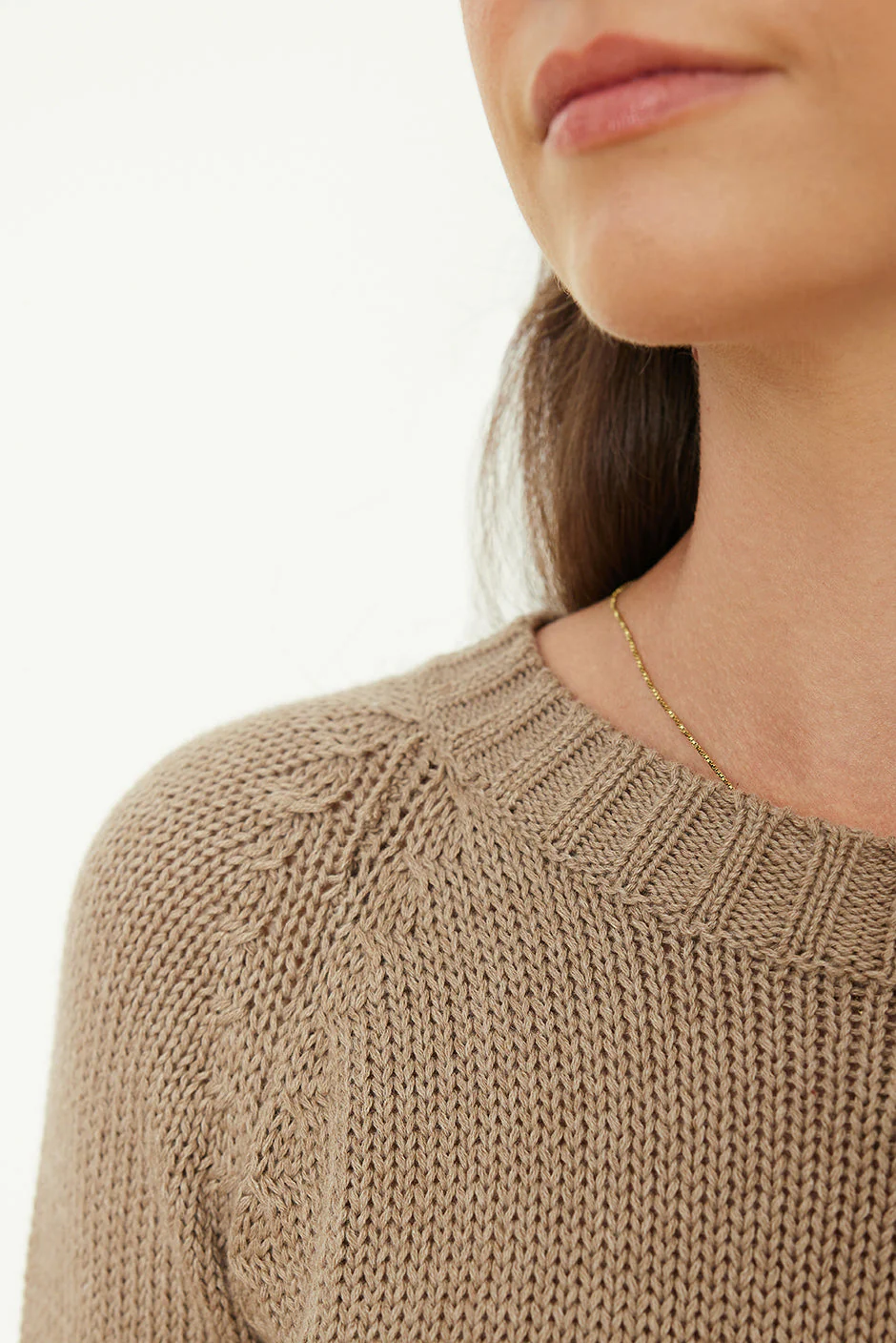 Sloane Crewneck in Mocha - Image 5