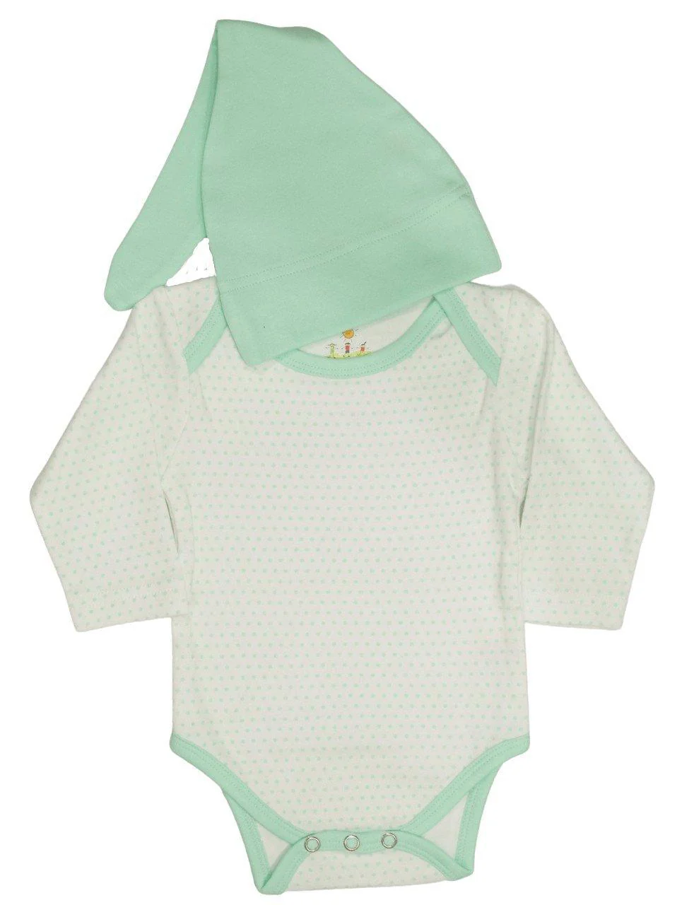 Snap Long Sleeve Body Suit & Hat- Available in 4 Colors - Image 2