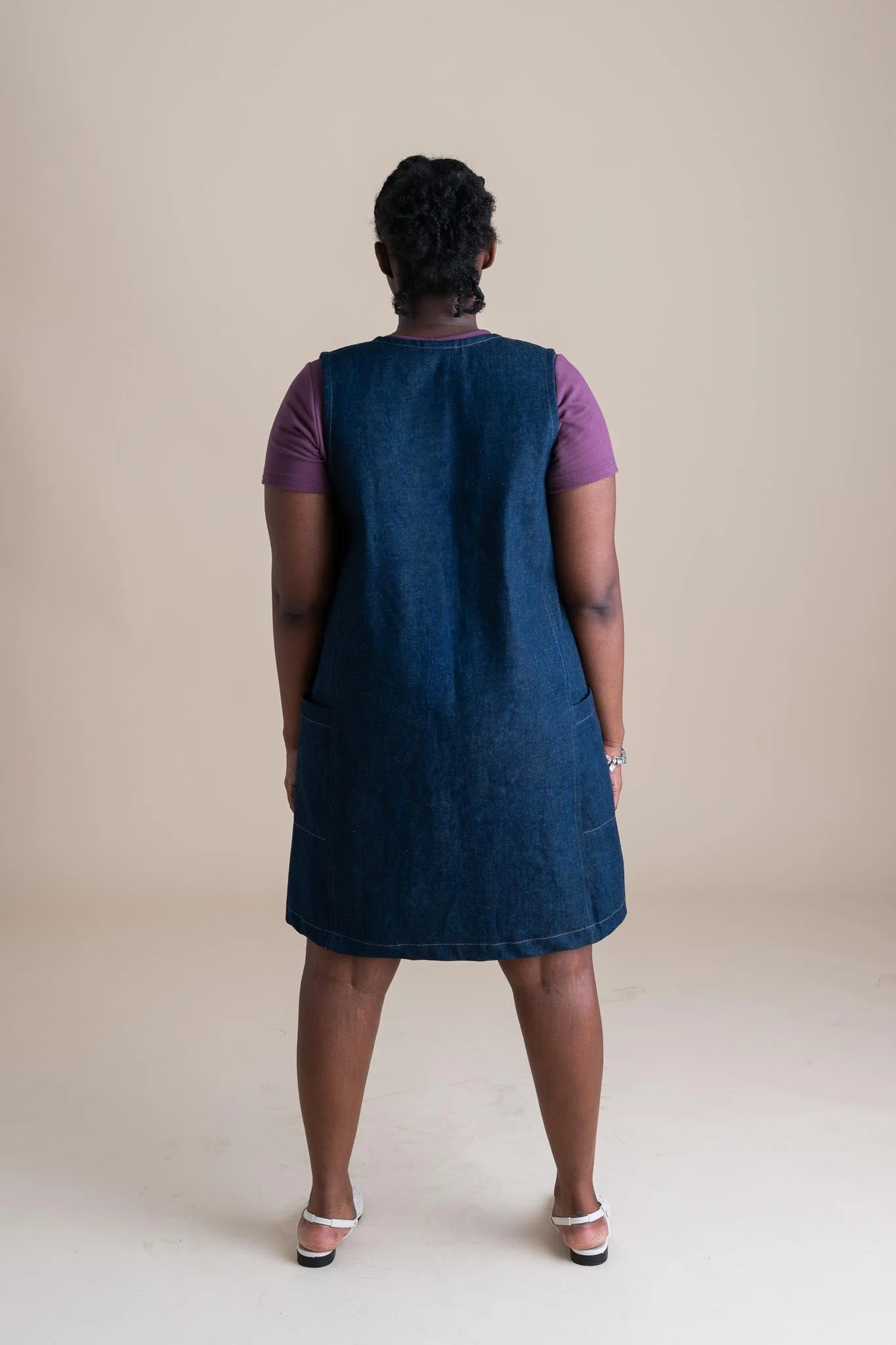 Snap Smock in Cone Denim - Image 4