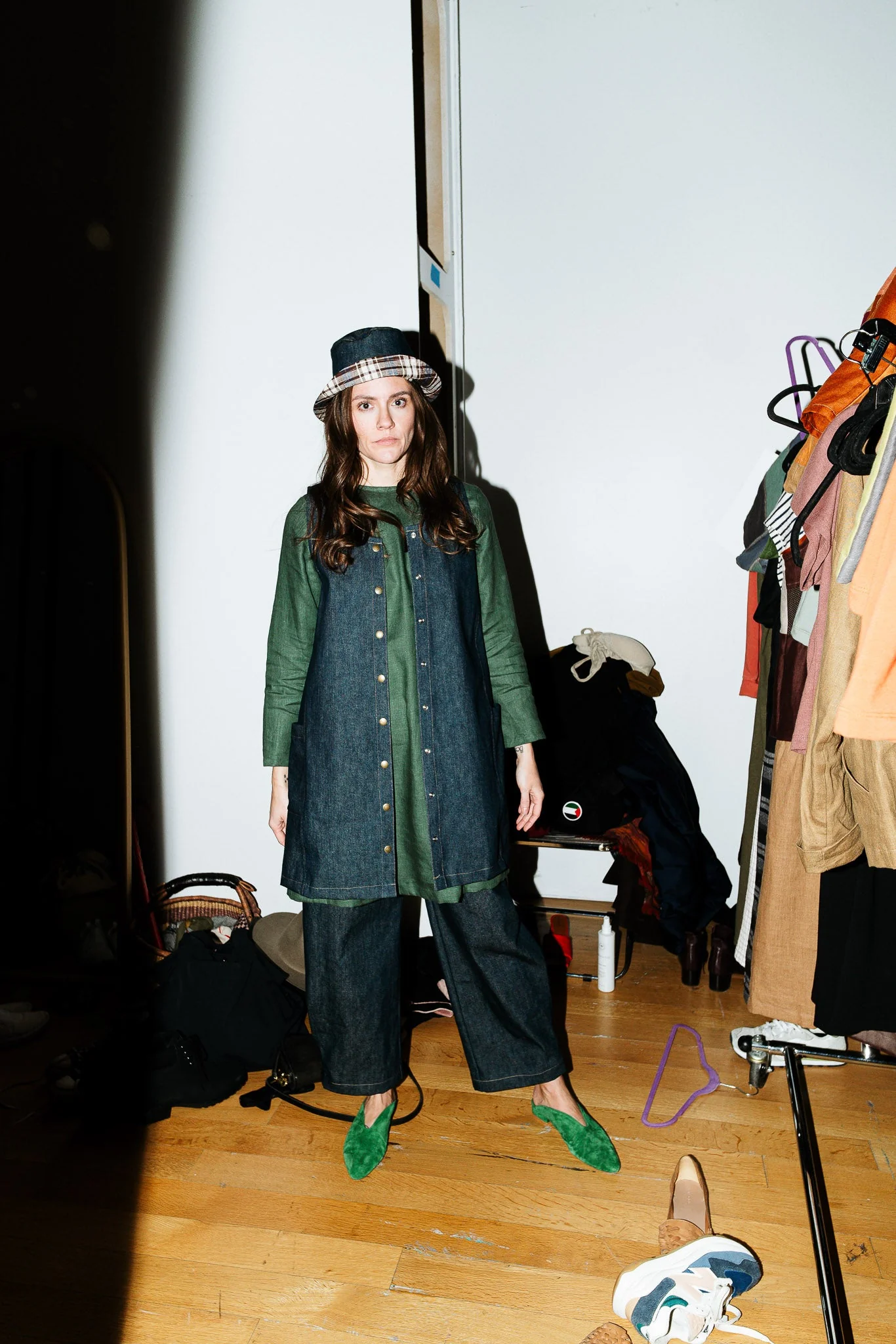 Snap Smock in Cone Denim - Image 7