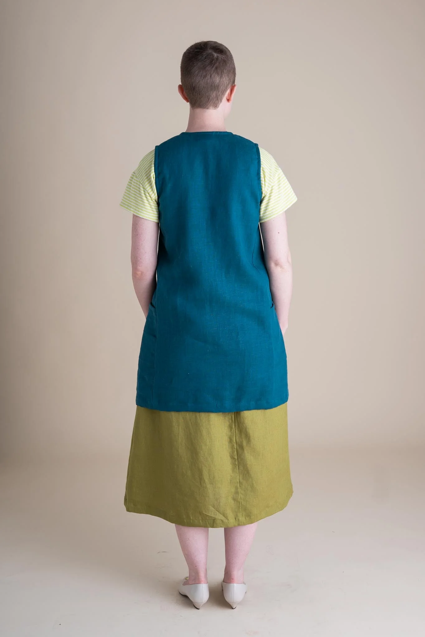 Snap Smock in Peacock - Image 2