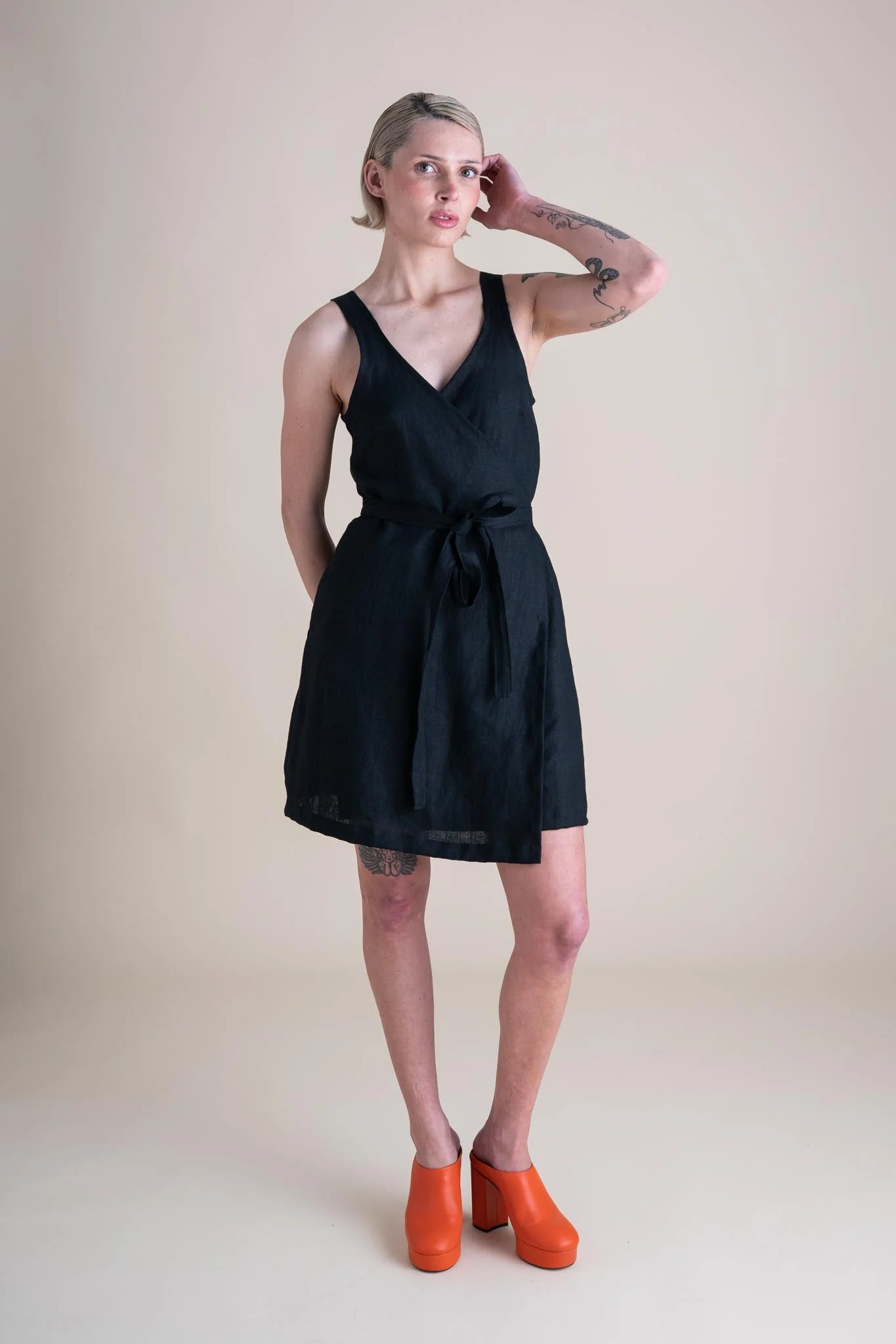 Soleil Dress in Black - Image 2