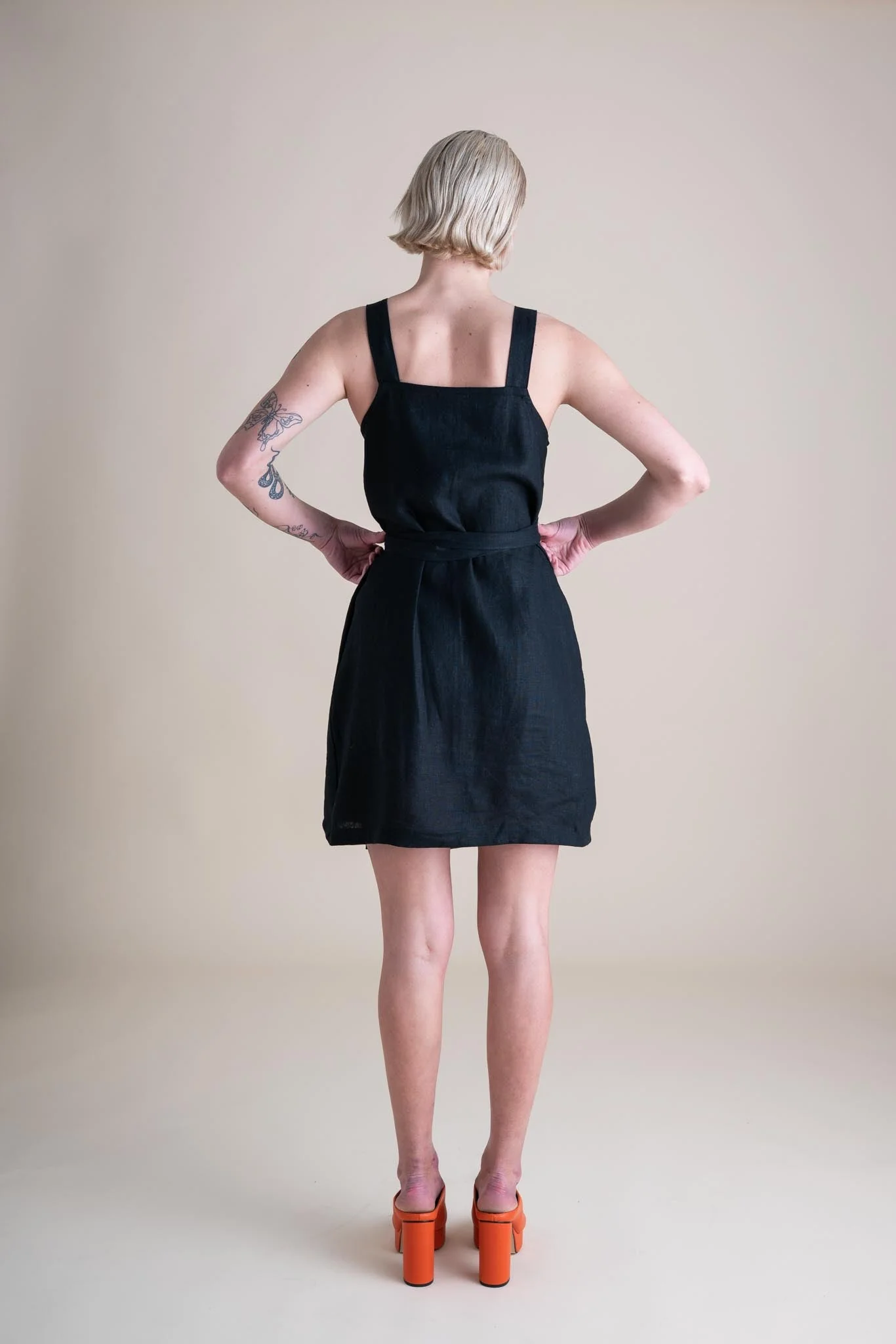 Soleil Dress in Black - Image 3