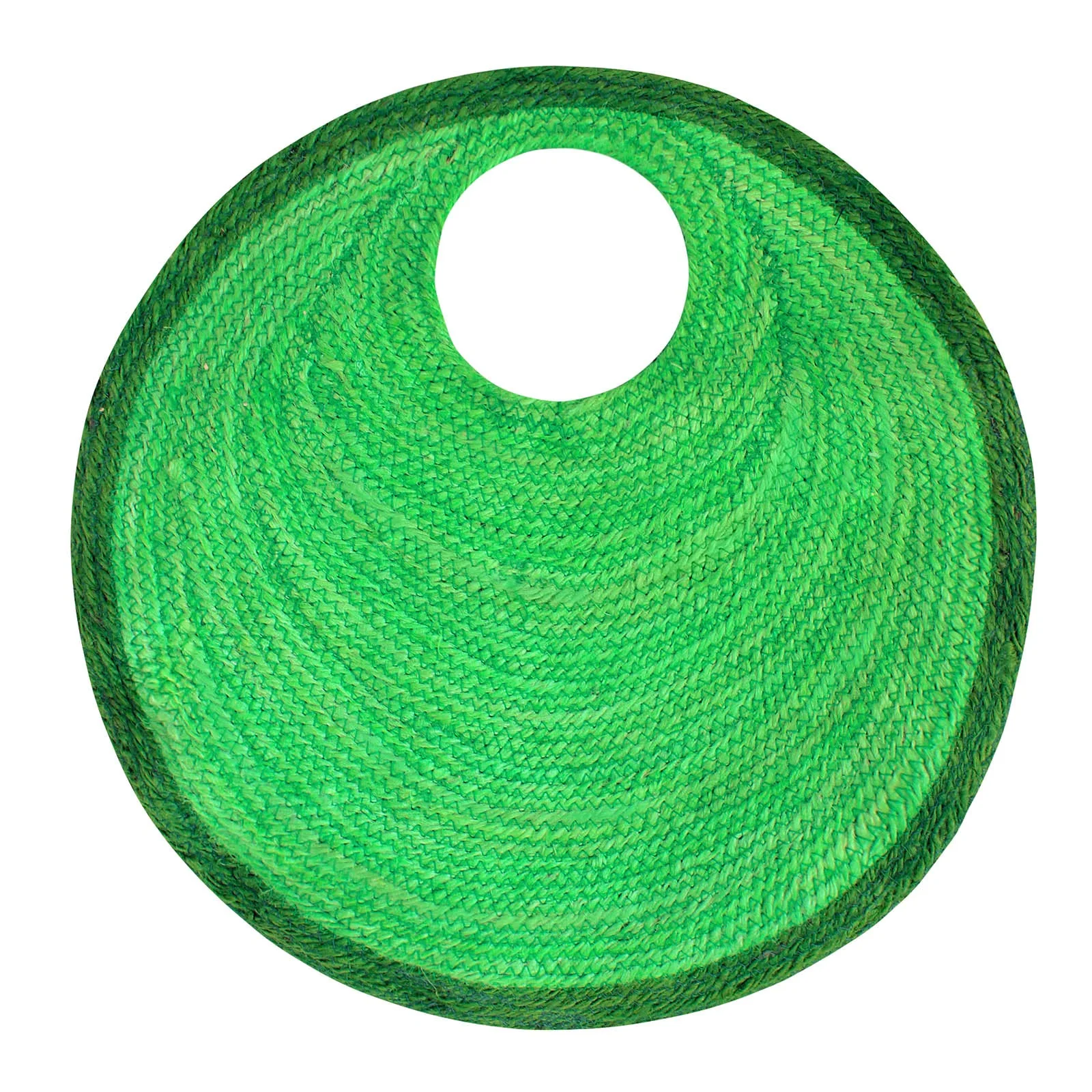 SOLO AVOCADO Jute Bag In Green - Image 2