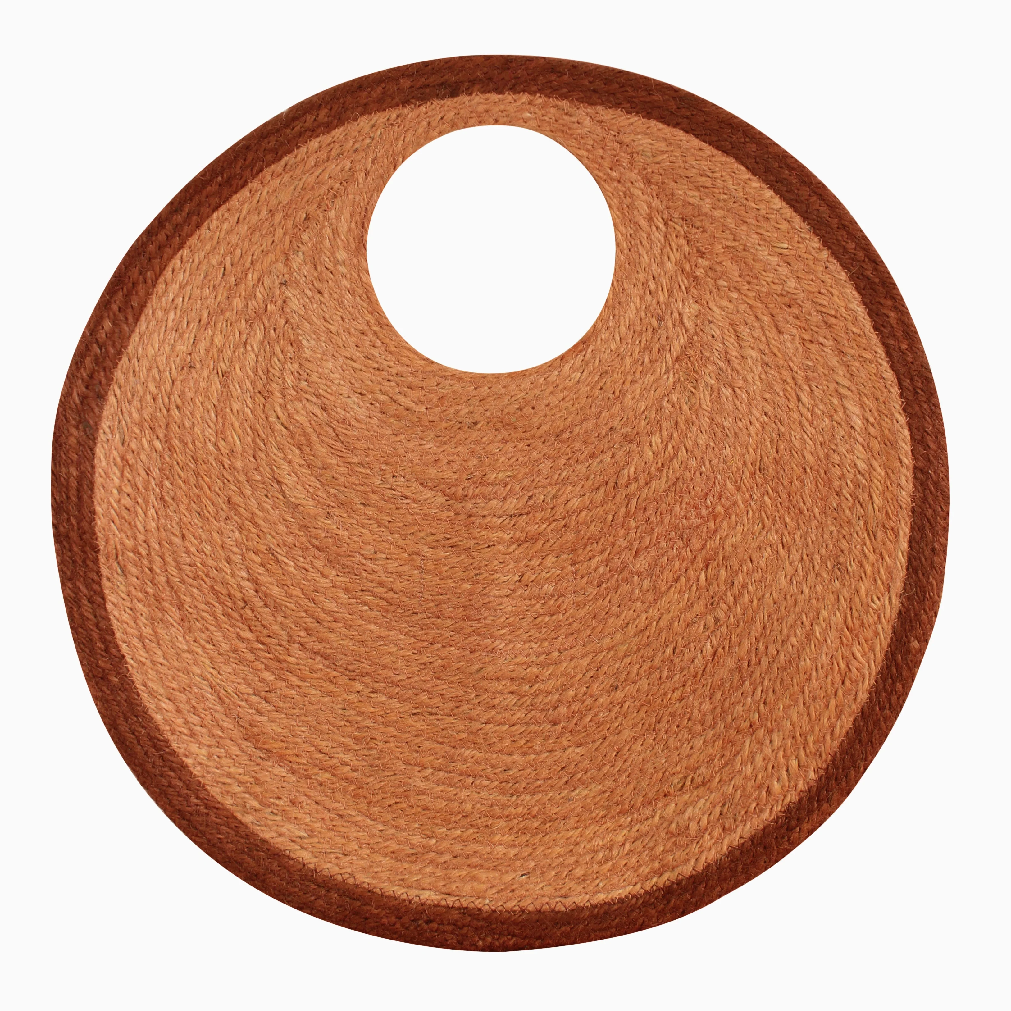 SOLO WALNUT Jute Bag In Brown - Image 2