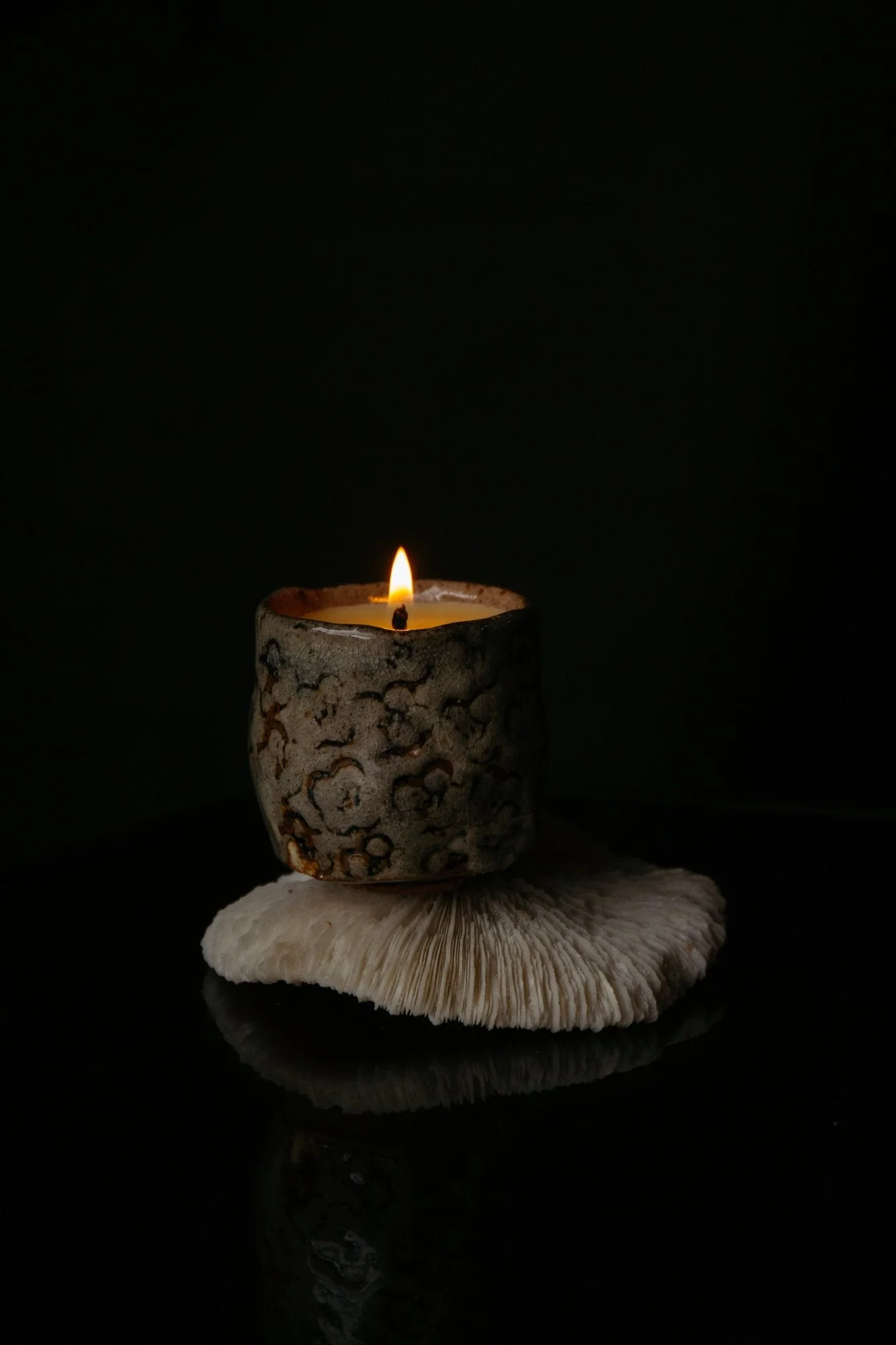 Souchong Debut Earthen Tallow Candle – Fog-Glazed Regional Clay 4 oz - Image 5