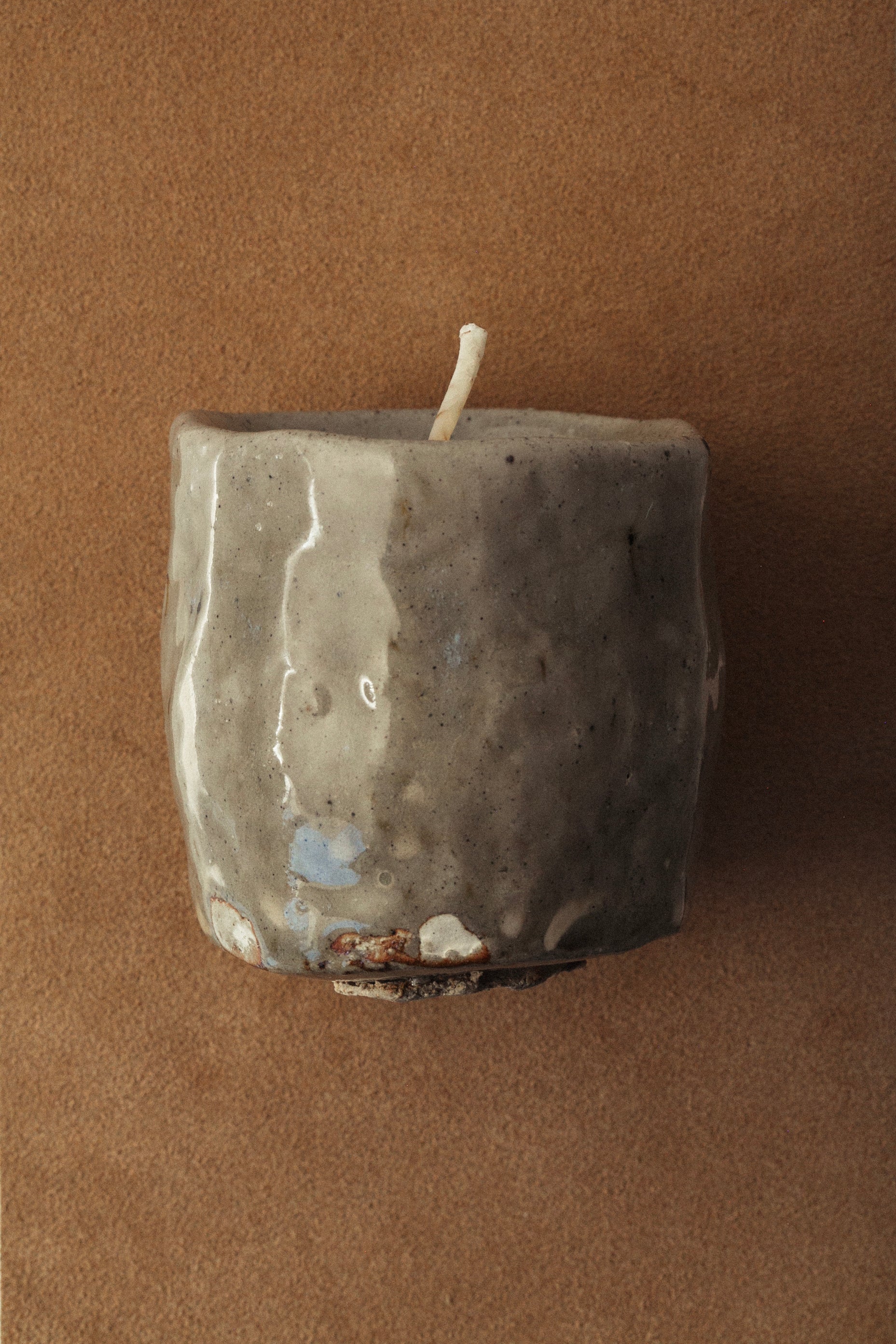 Souchong Debut Earthen Tallow Candle – Fog-Glazed Regional Clay 4 oz - Image 6