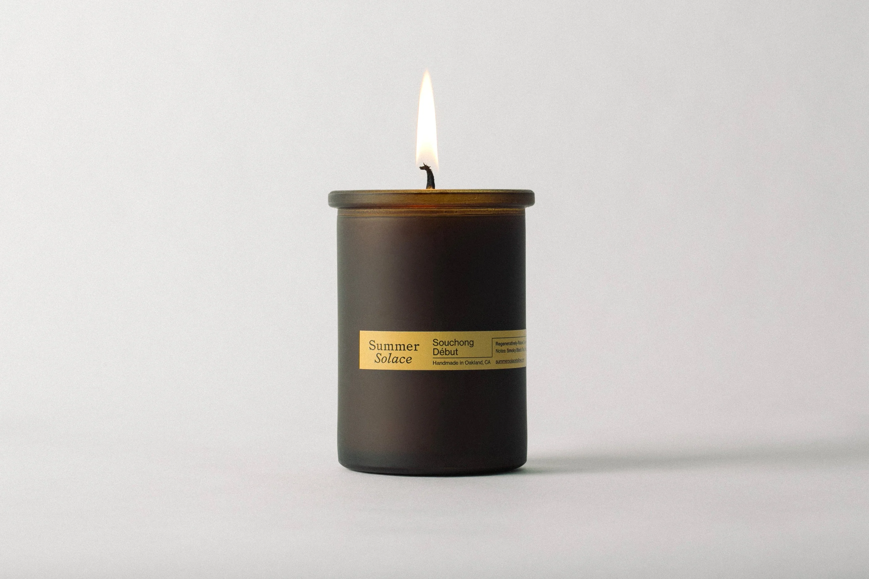 Souchong Debut – Tallow Candle with Black Tea Absolute & Vetiver | 6 oz - Image 4