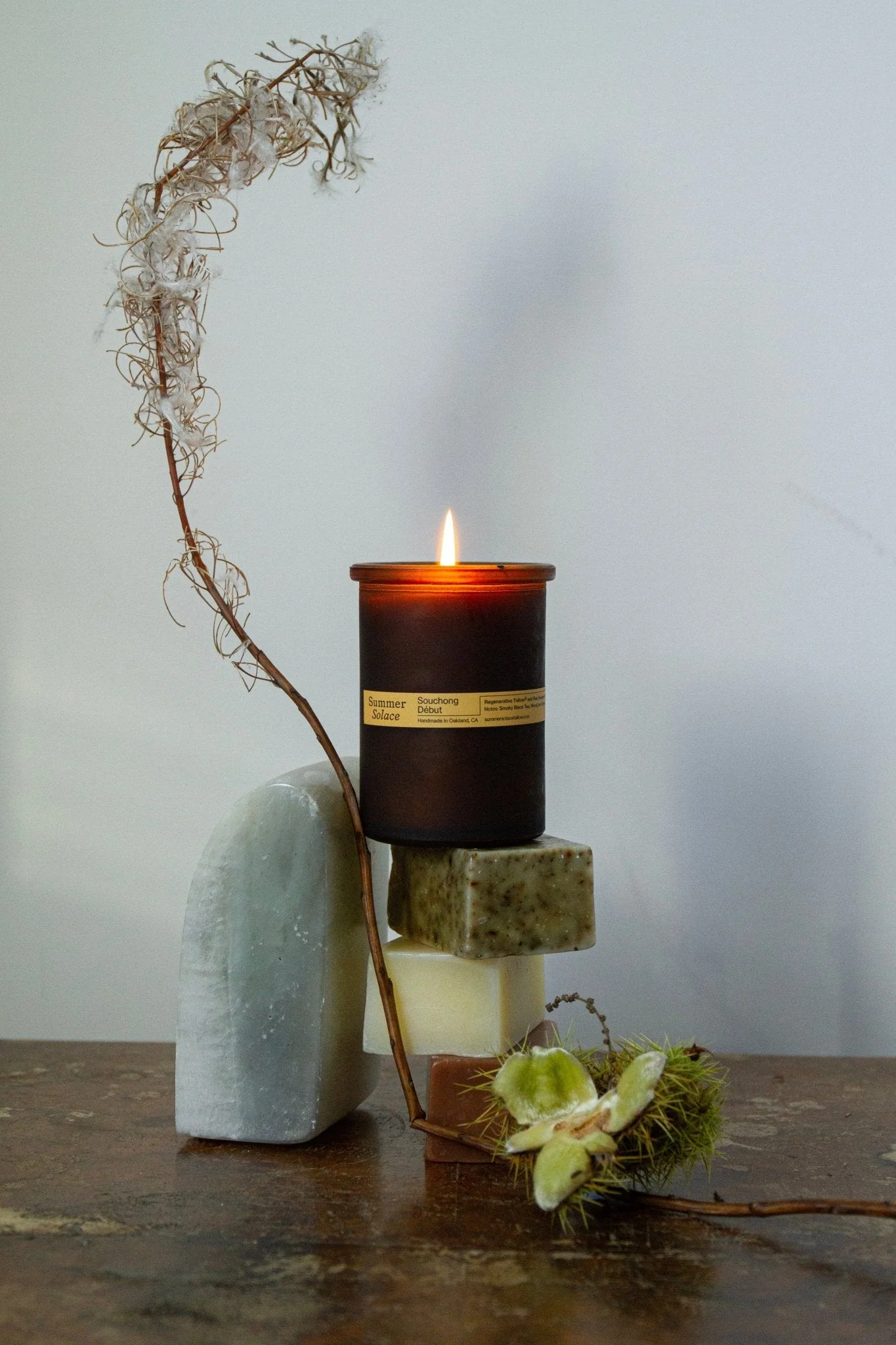 Souchong Debut – Tallow Candle with Black Tea Absolute & Vetiver | 6 oz - Image 5