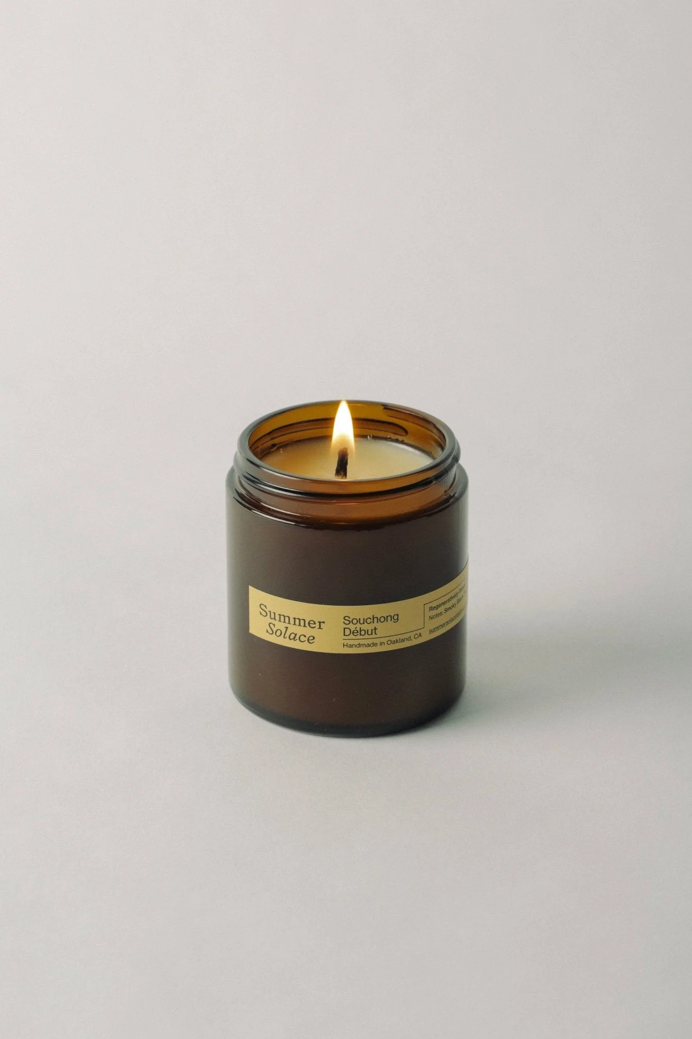 Souchong Debut – Tallow Travel Candle | Black Tea & Vetiver - Image 4