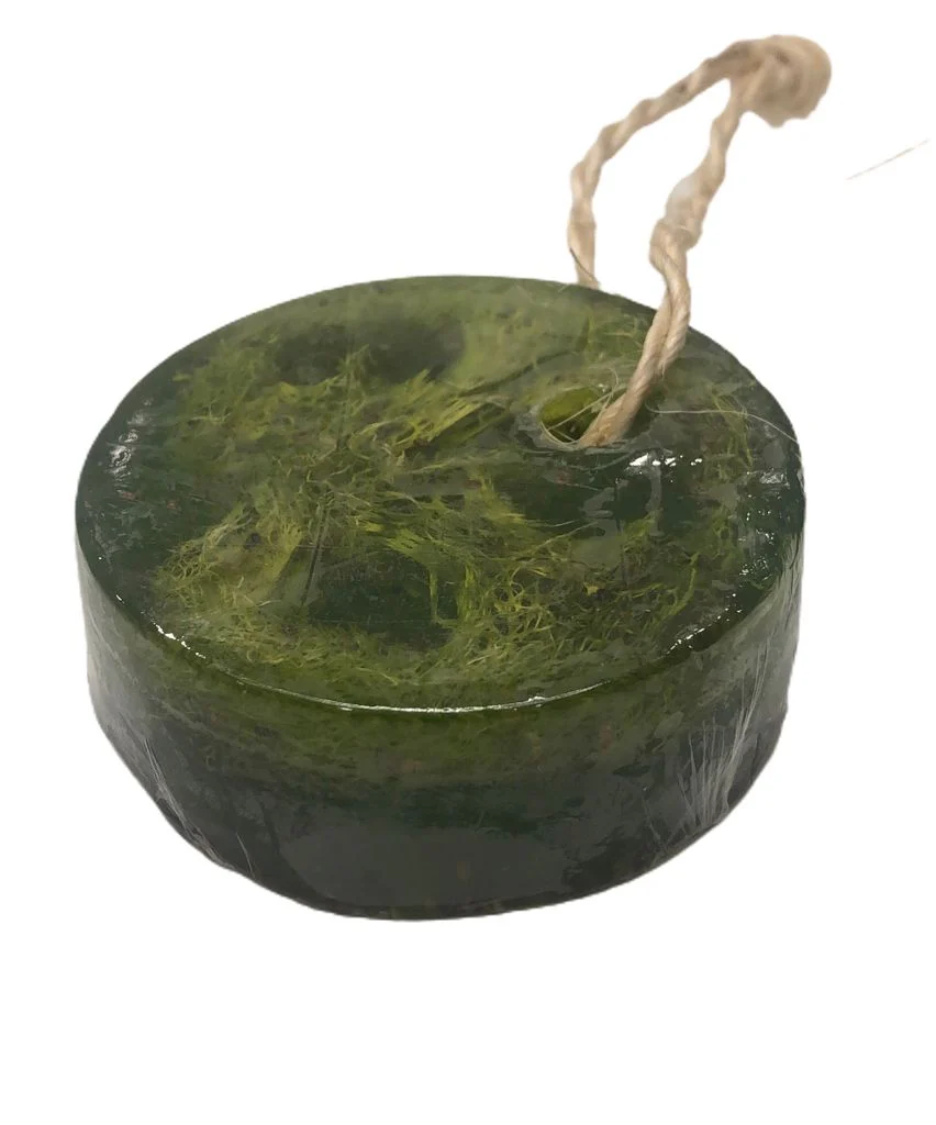 Speckless Soap Bar. Chia, Lemon, Parsley, and Coconut Oil. - Image 2