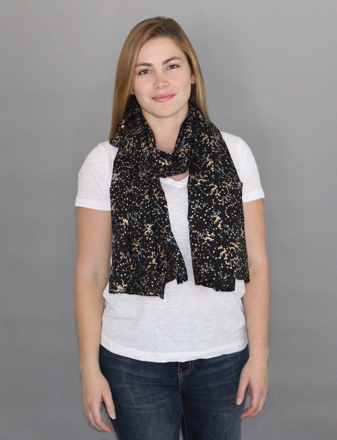 Splatter Dot Scarf - Organic Cotton - Image 3