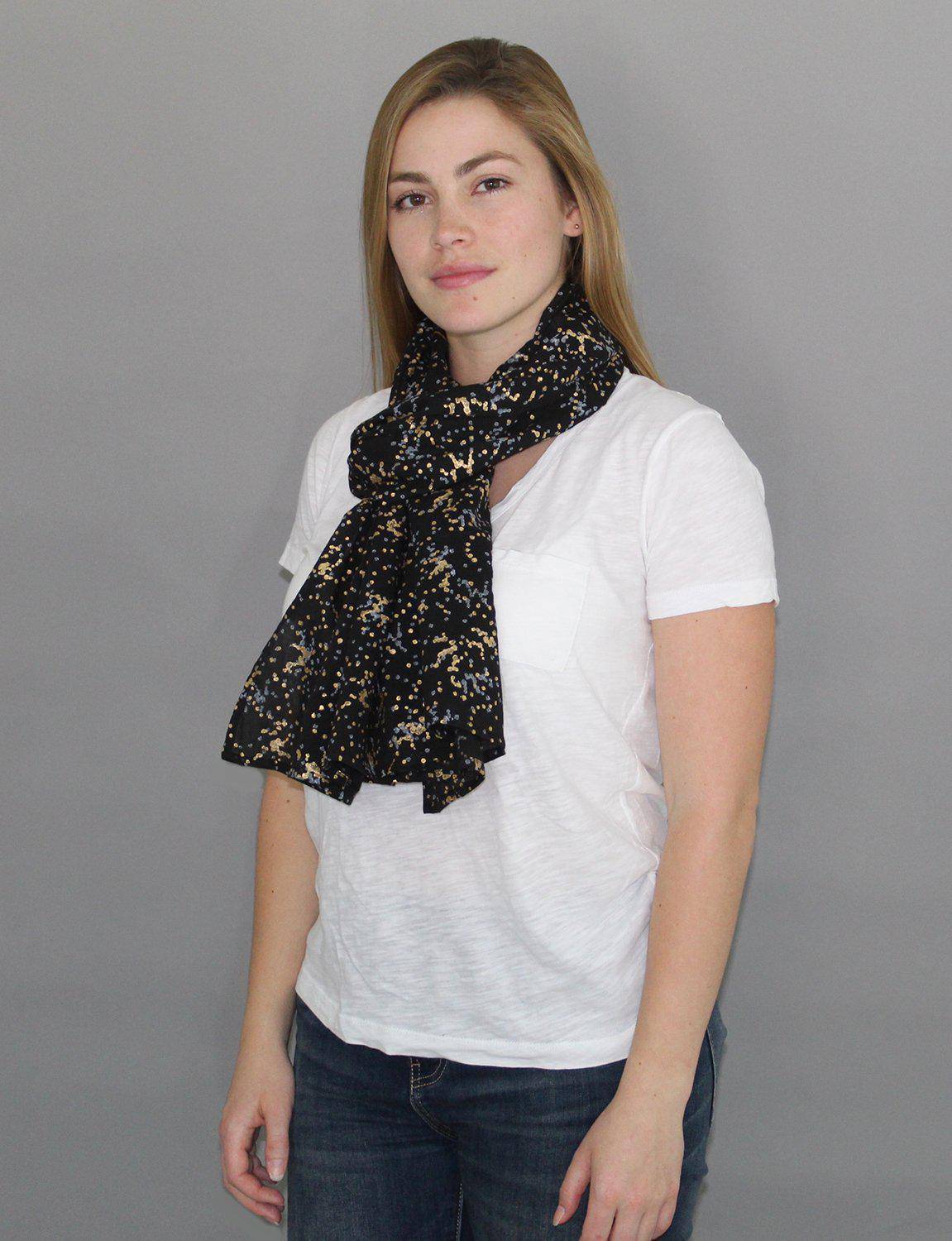 Splatter Dot Scarf - Organic Cotton - Image 4