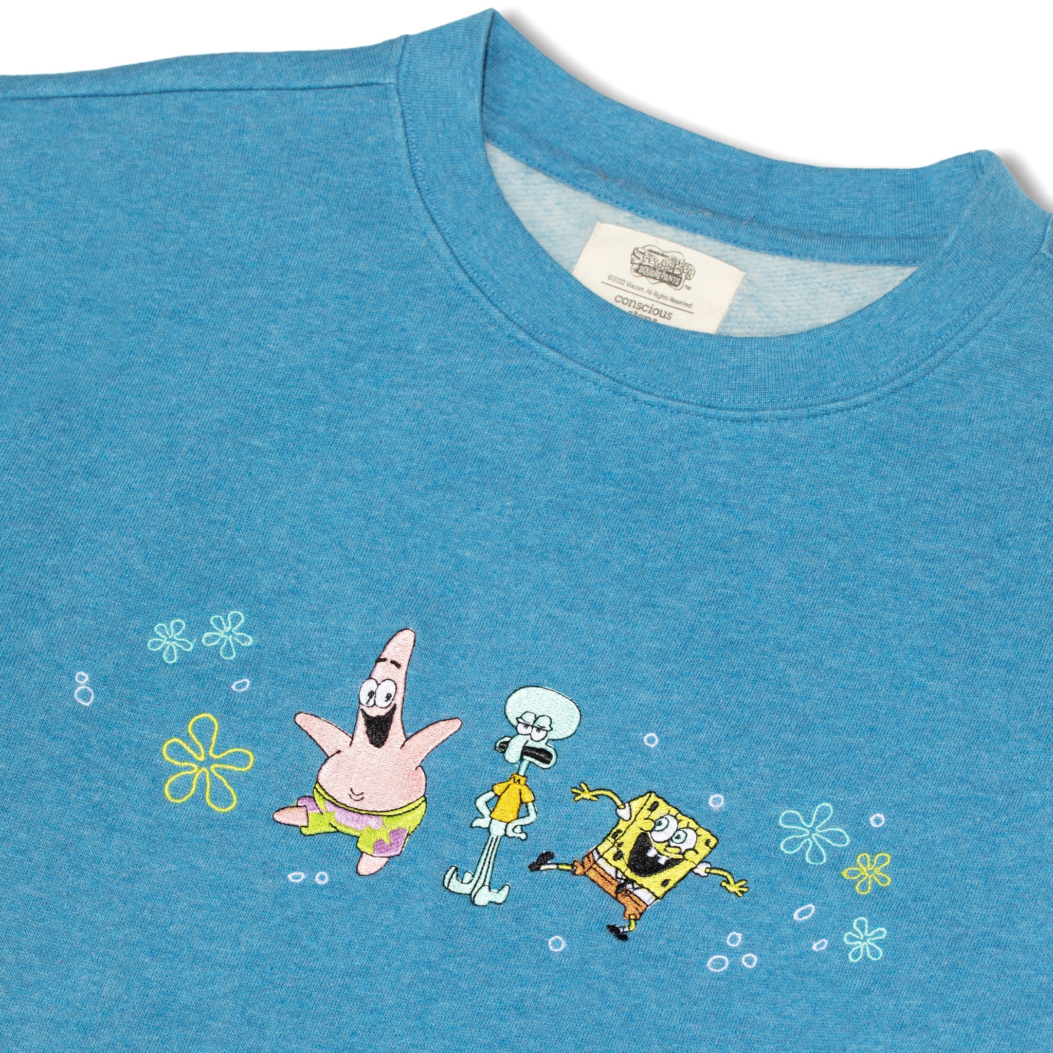 Spongebob Protect Oceans Crew Sweatshirt - Image 2