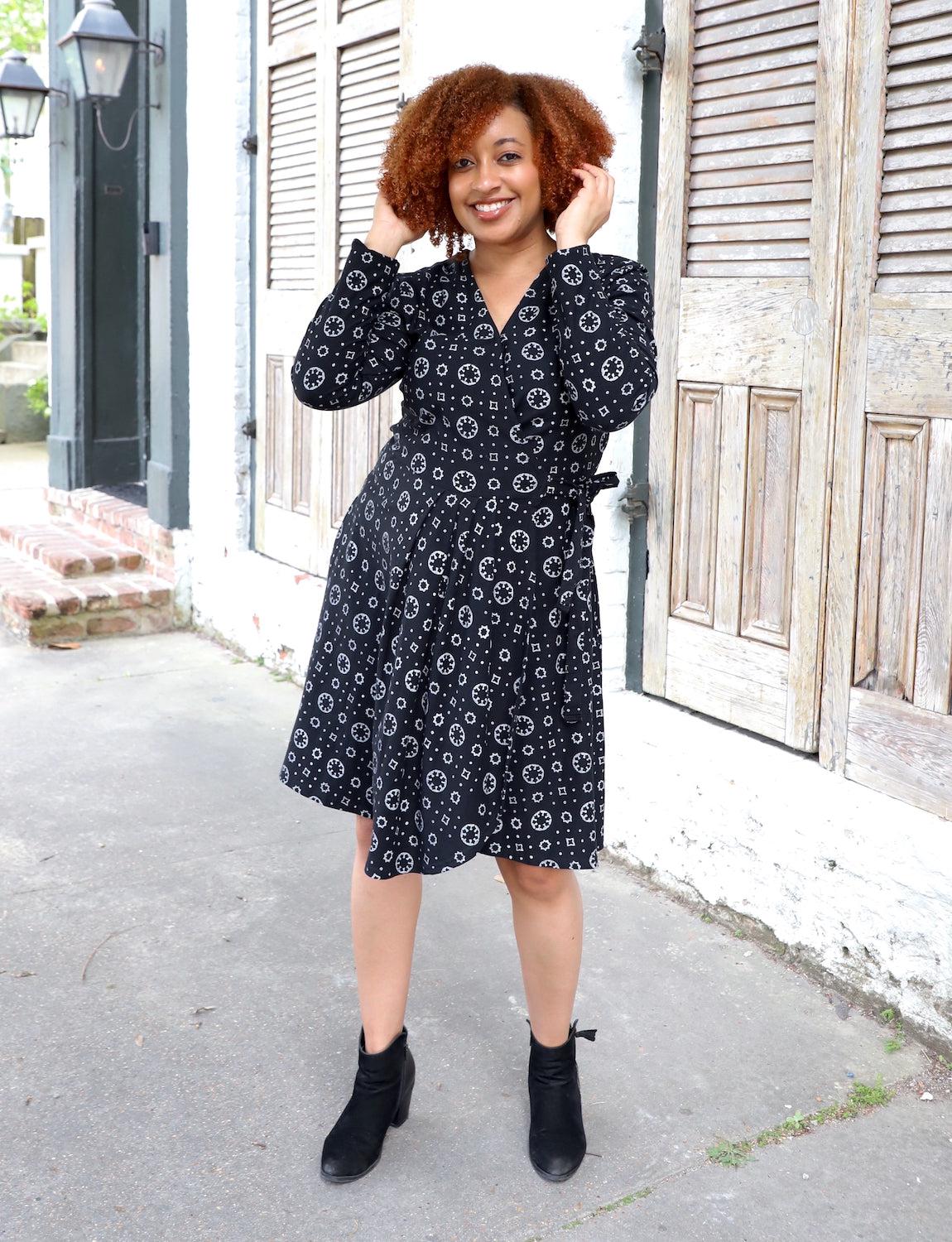 Stella Organic Wrap Dress - Image 2