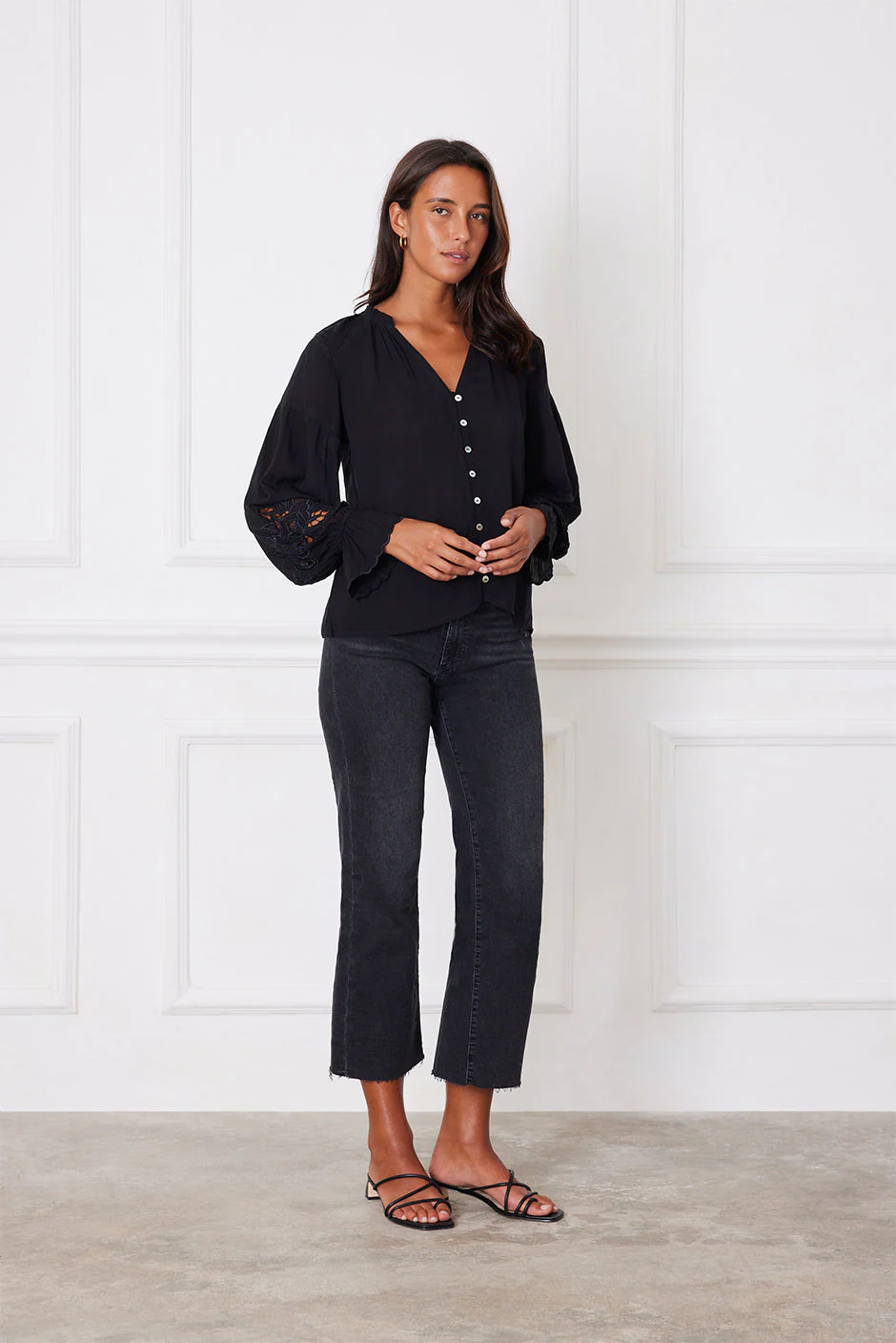 Stevie Blouse in Black - Image 2