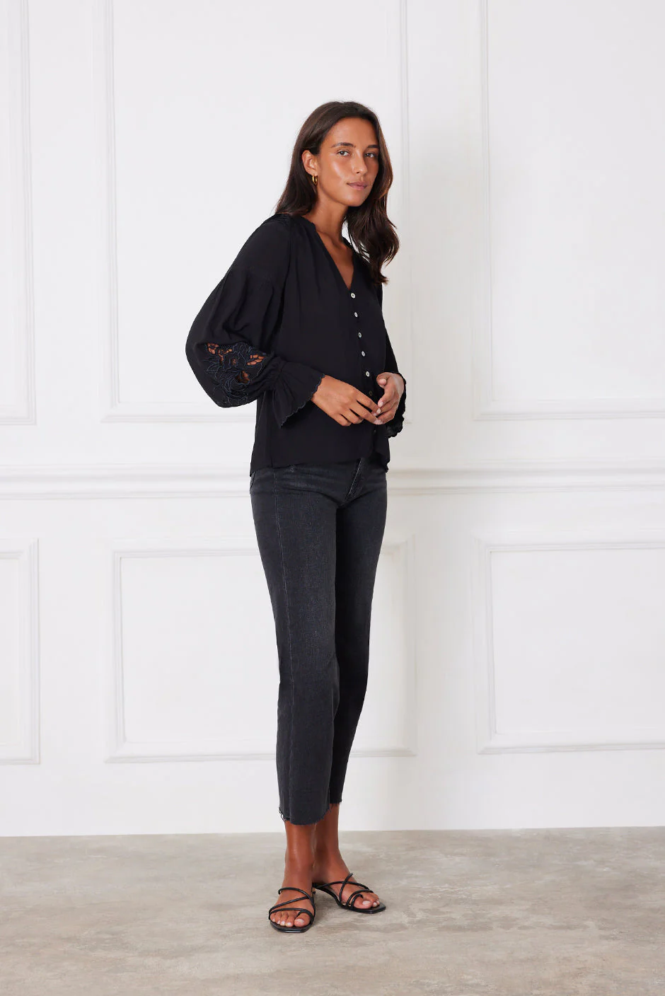 Stevie Blouse in Black - Image 3