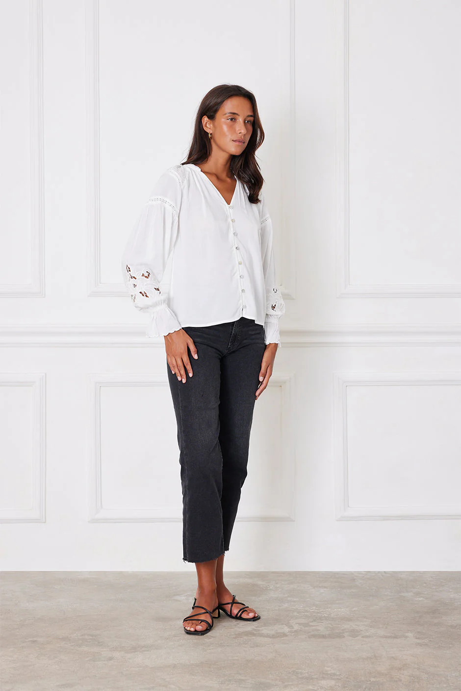 Stevie Blouse in Off White - Image 3
