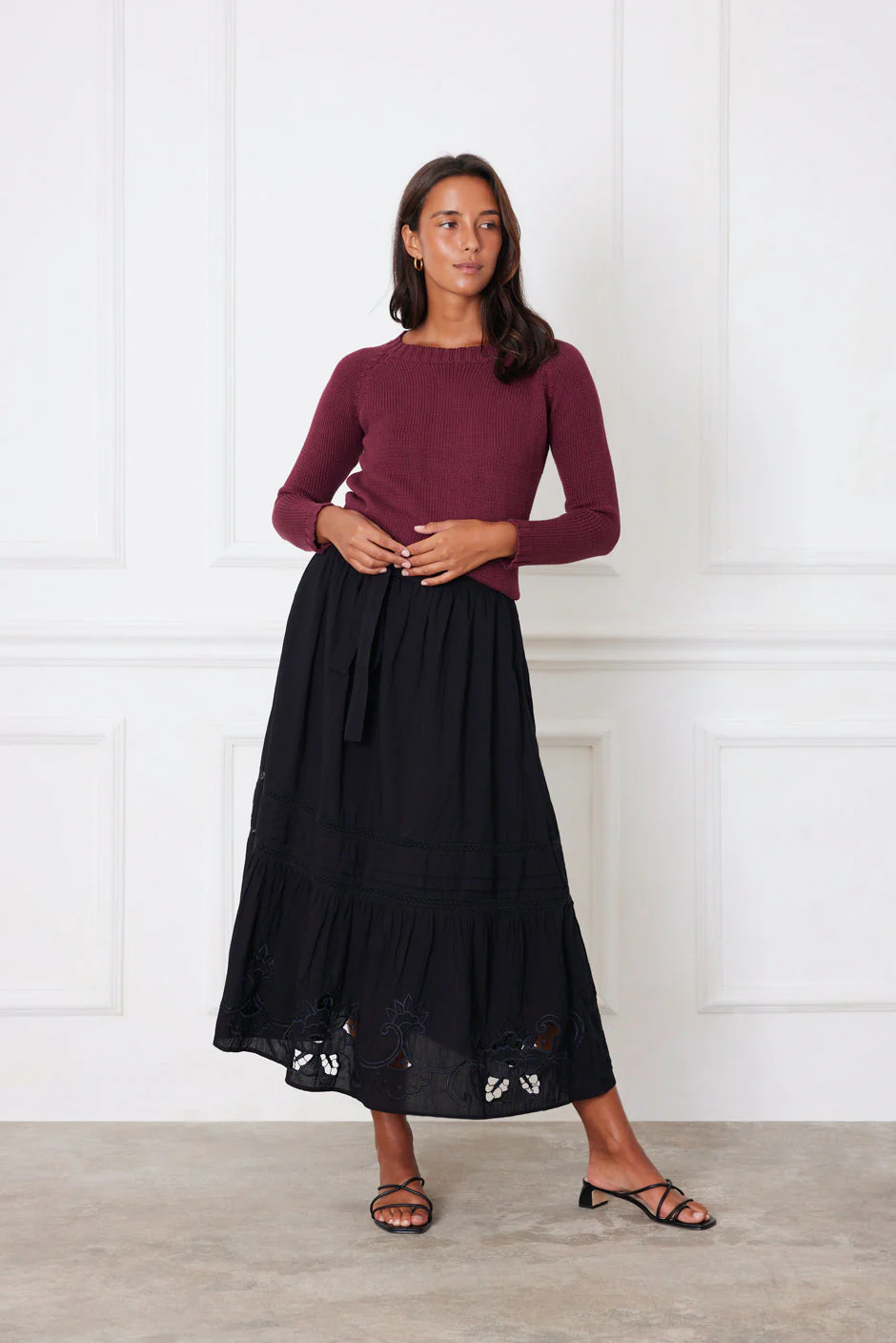 Stevie Skirt in Black - Image 2