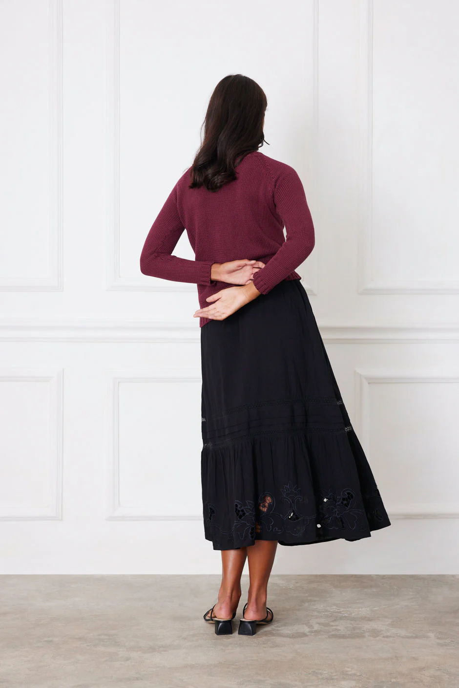 Stevie Skirt in Black - Image 4