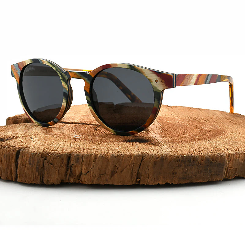 Stinson - Unisex Wooden Sunglasses - Image 32