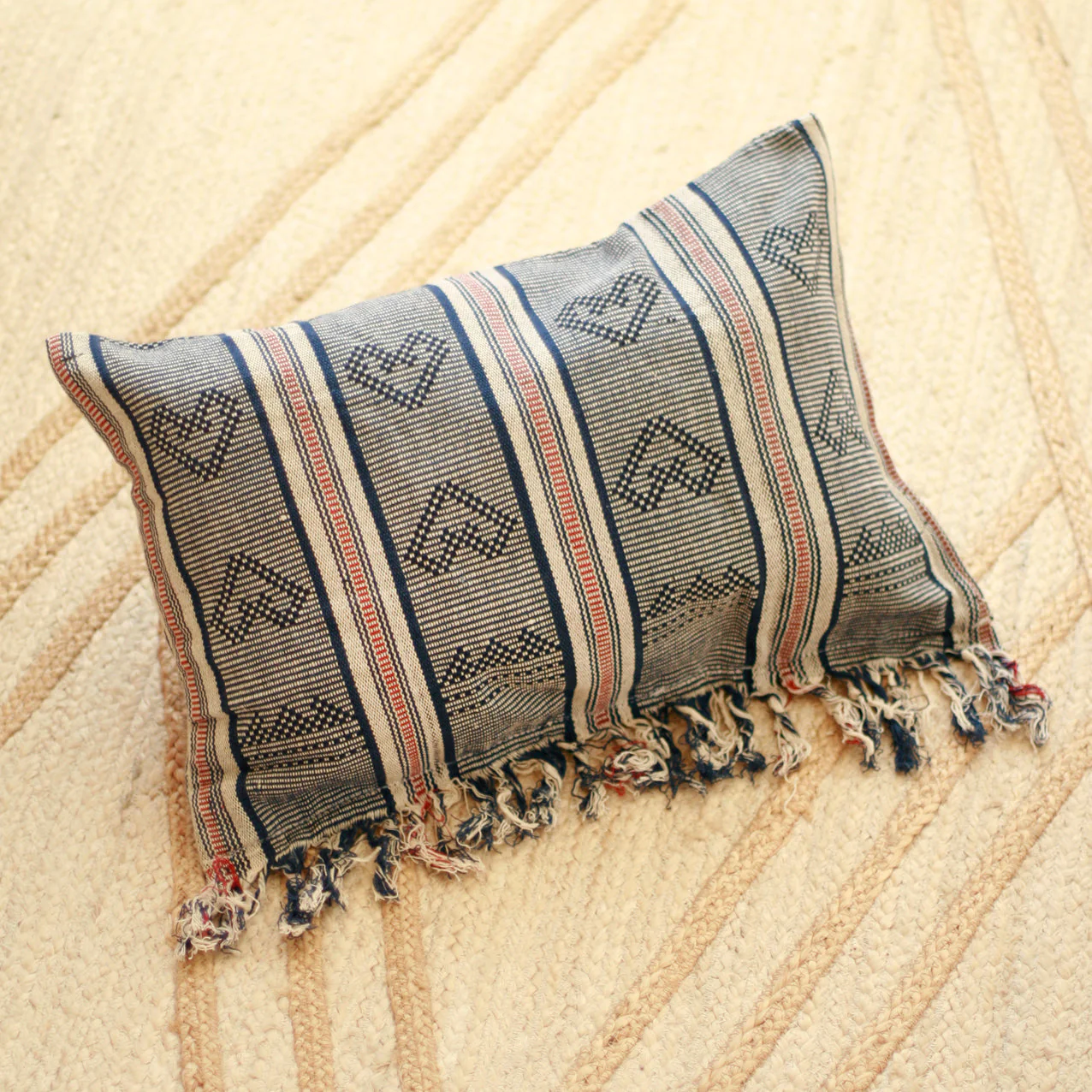 Sumba Ikat Handwoven Pillow No. 8 - Image 3