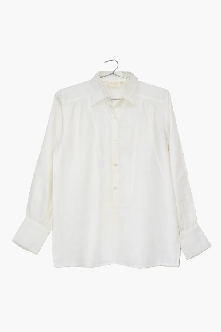 Summer Shirt in Off-white - Image 12