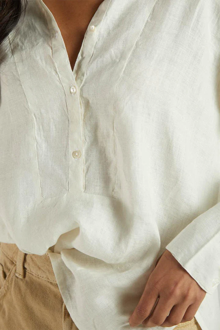 Summer Shirt in Off-white - Image 5