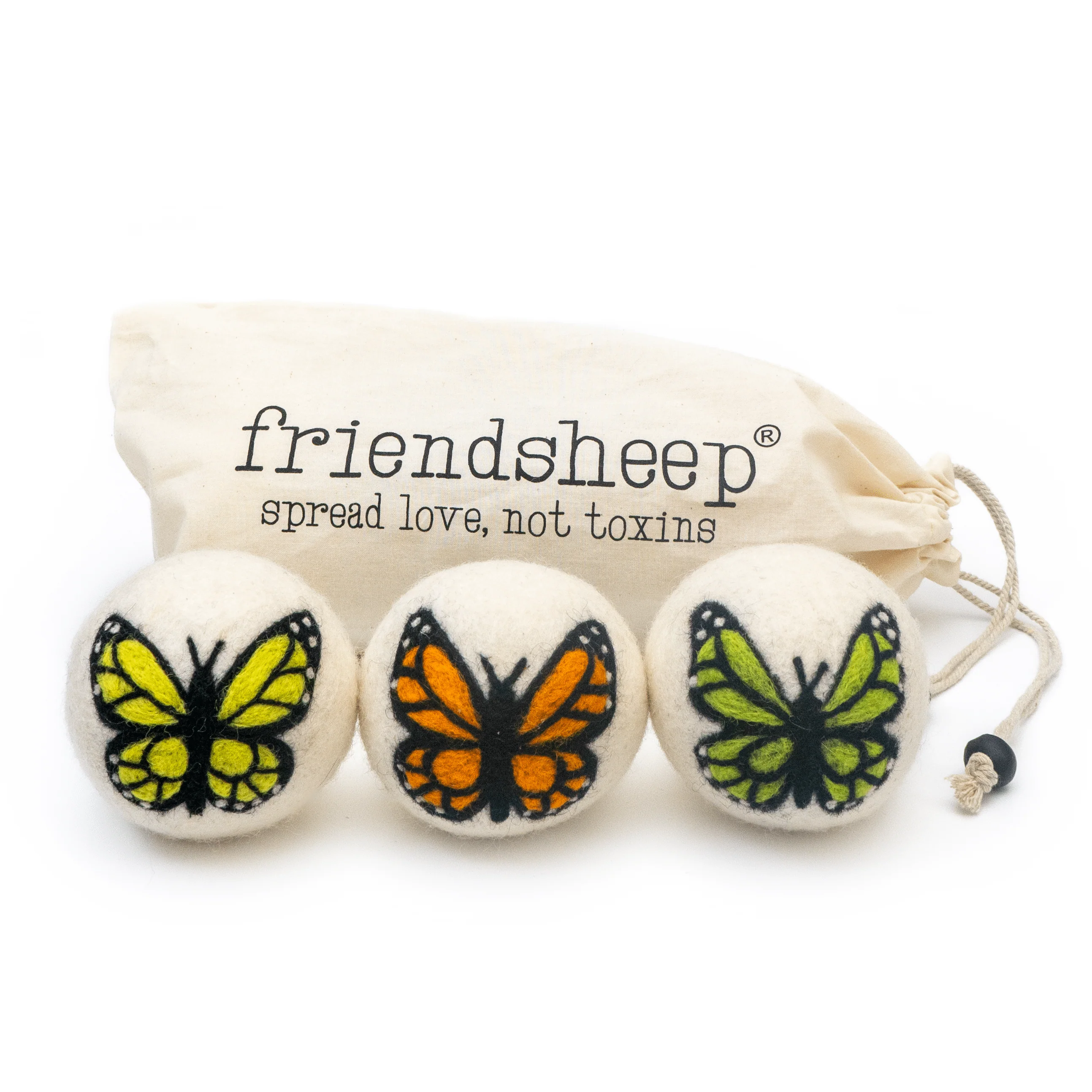 Sun Monarch Butterfly Trio
