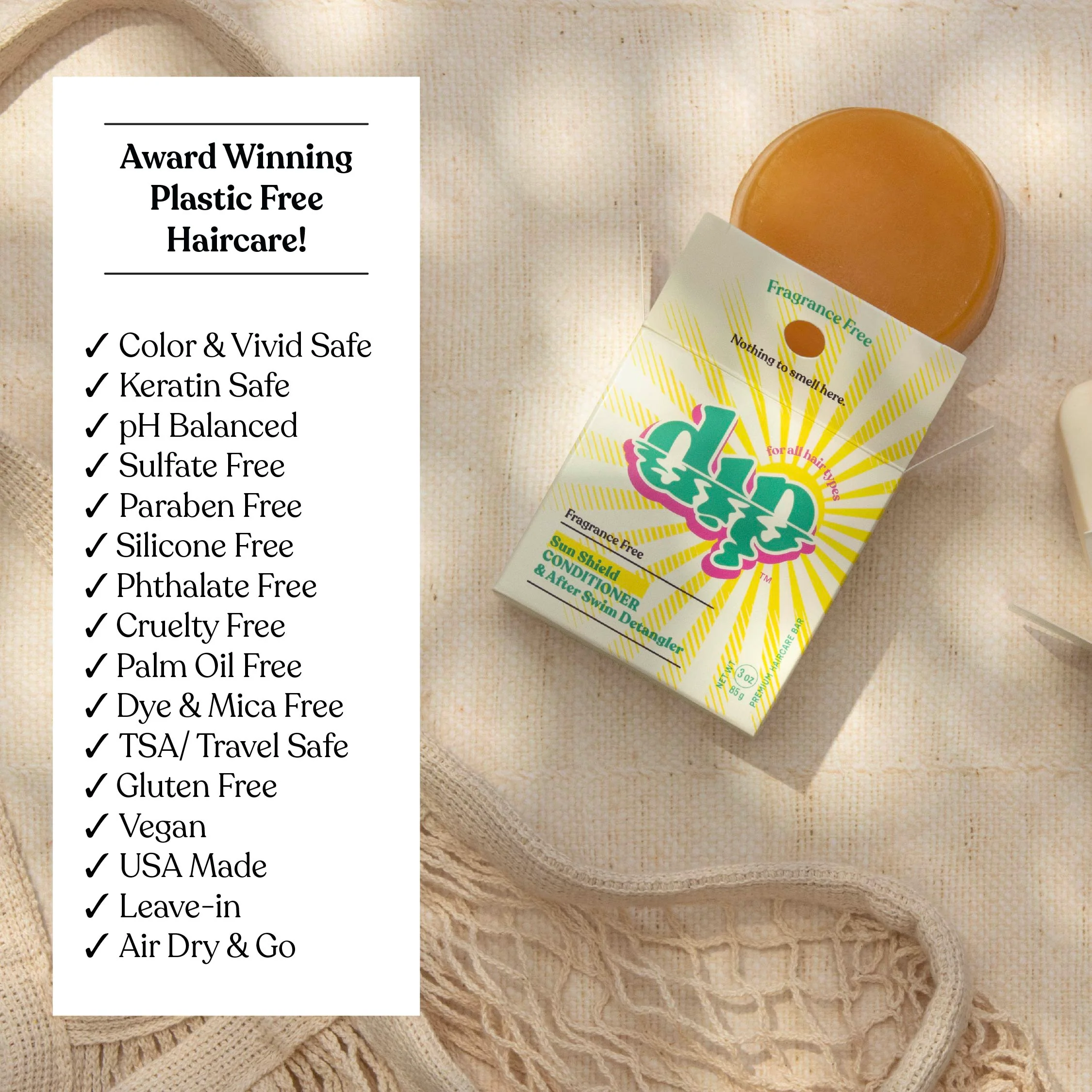 Sun Shield: Conditioner Bar & After Swim Detangler - Image 8