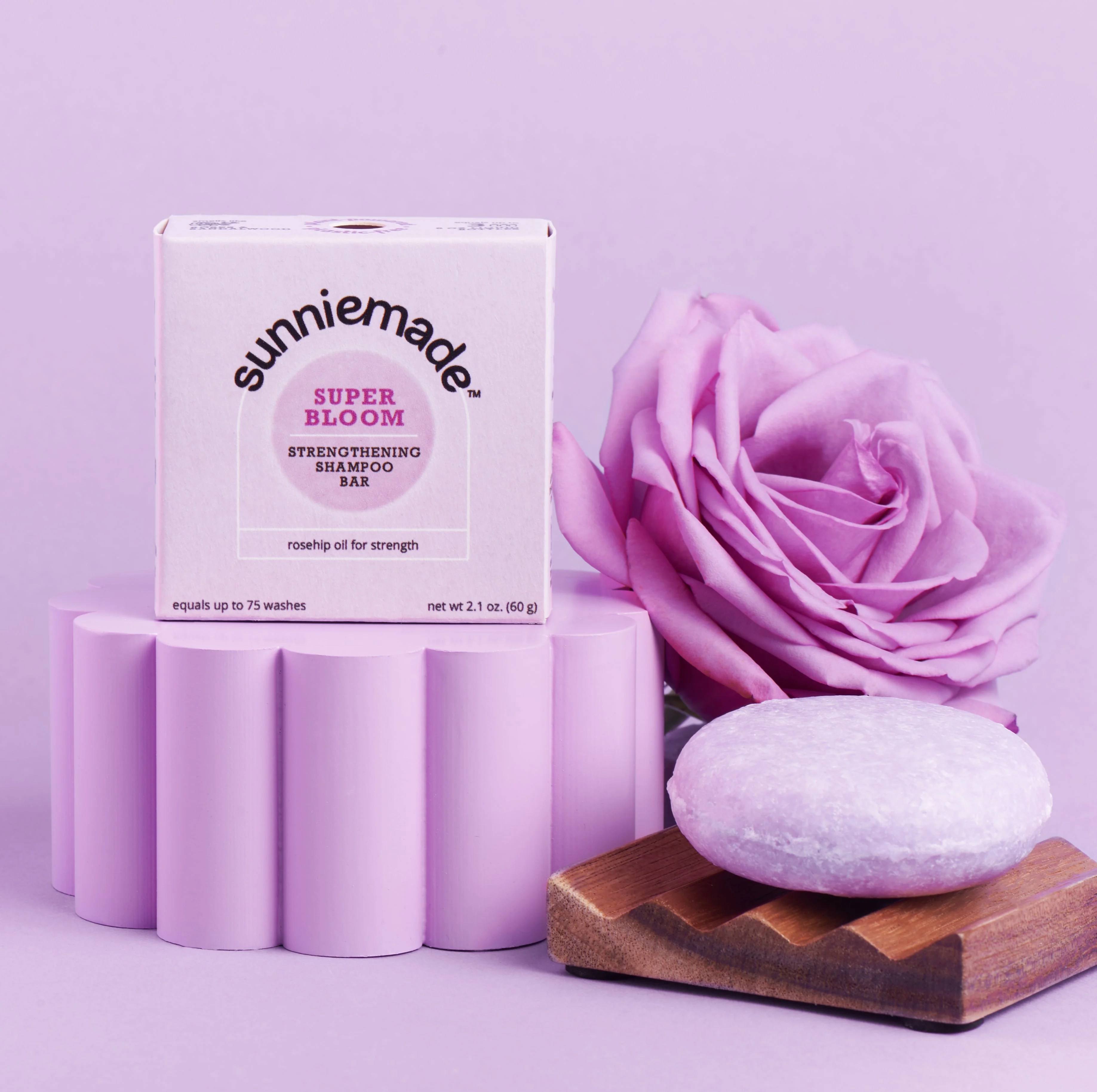Super Bloom Strengthening Shampoo Bar - Image 2