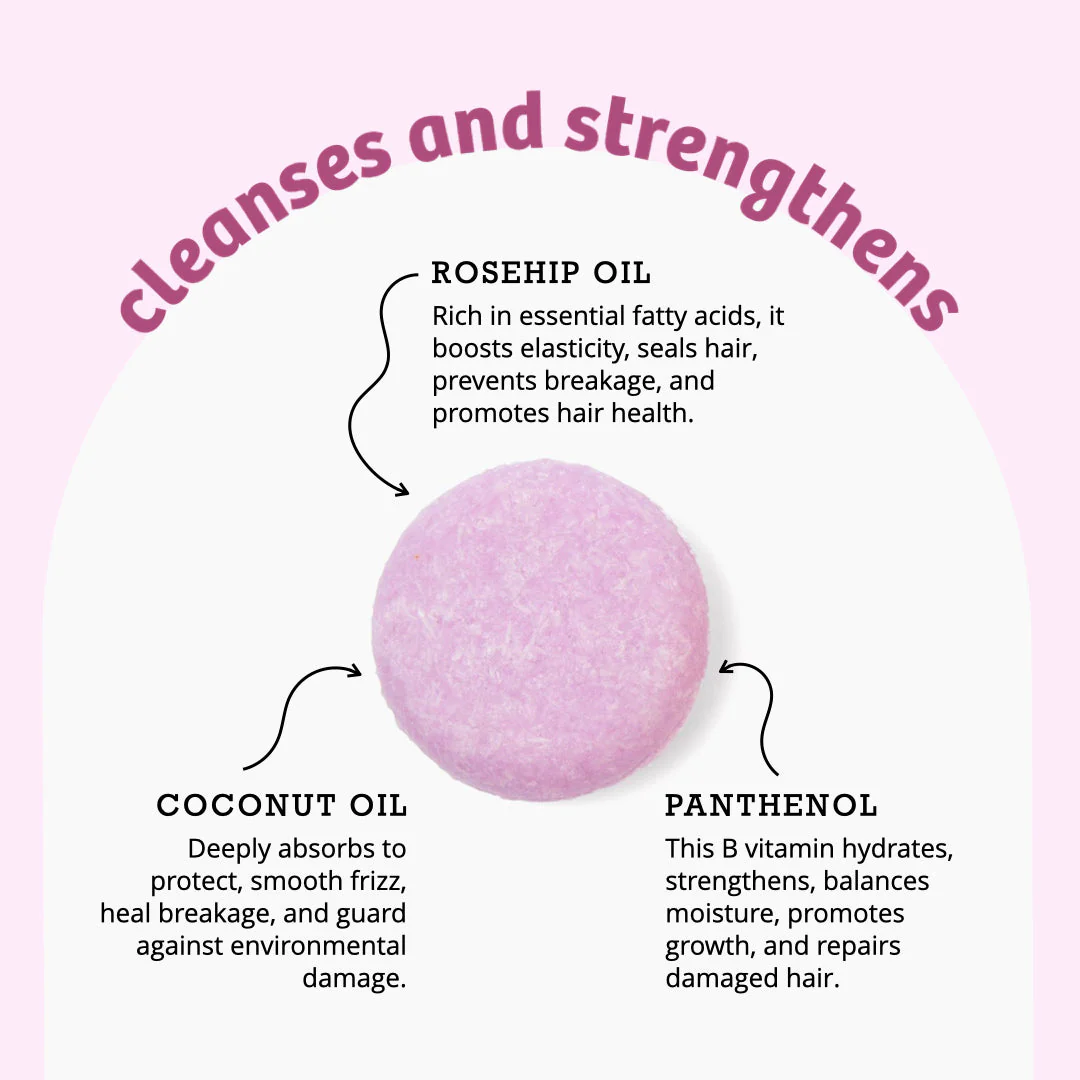 Super Bloom Strengthening Shampoo Bar - Image 4