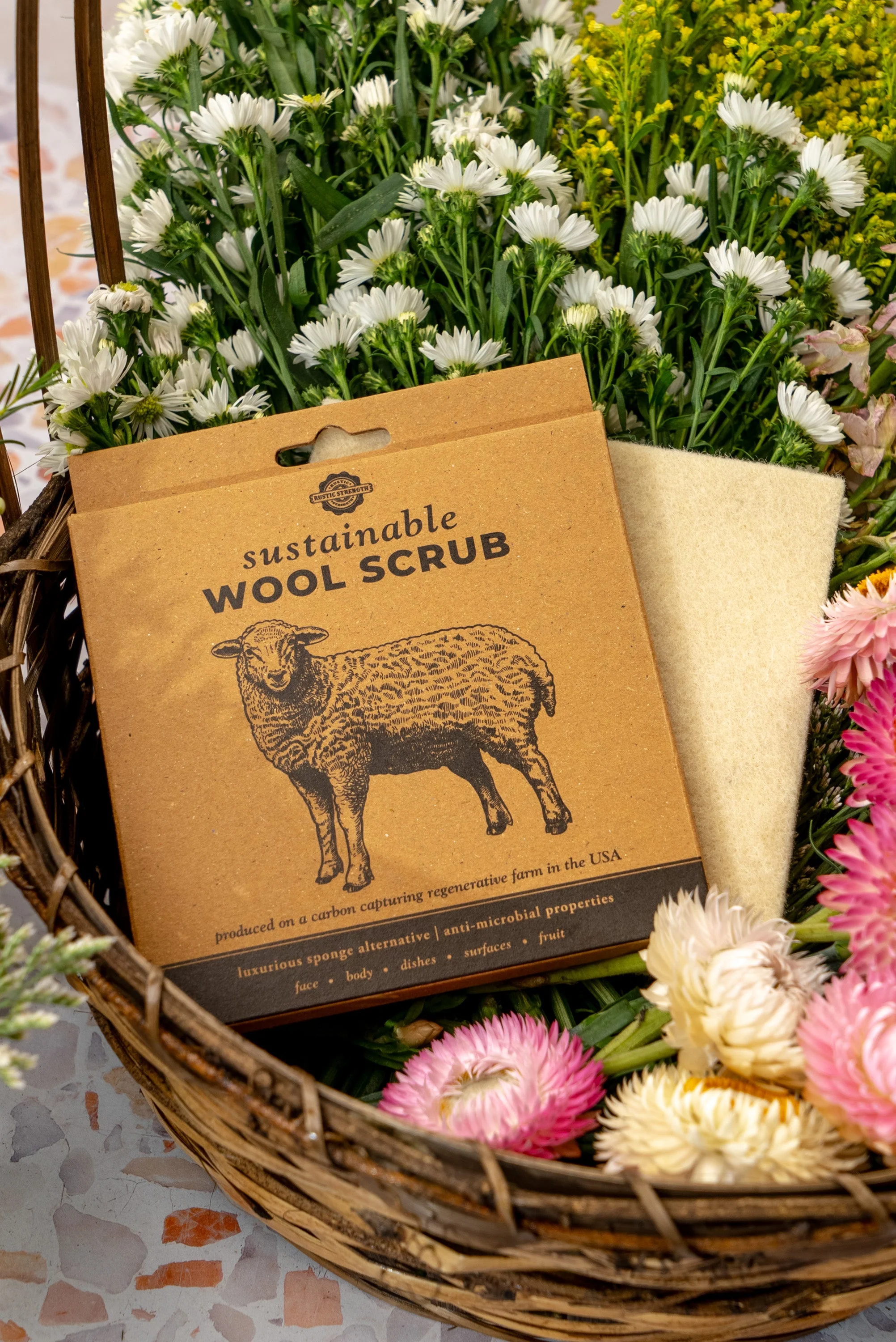 Sustainable Wool Scrub - Image 2