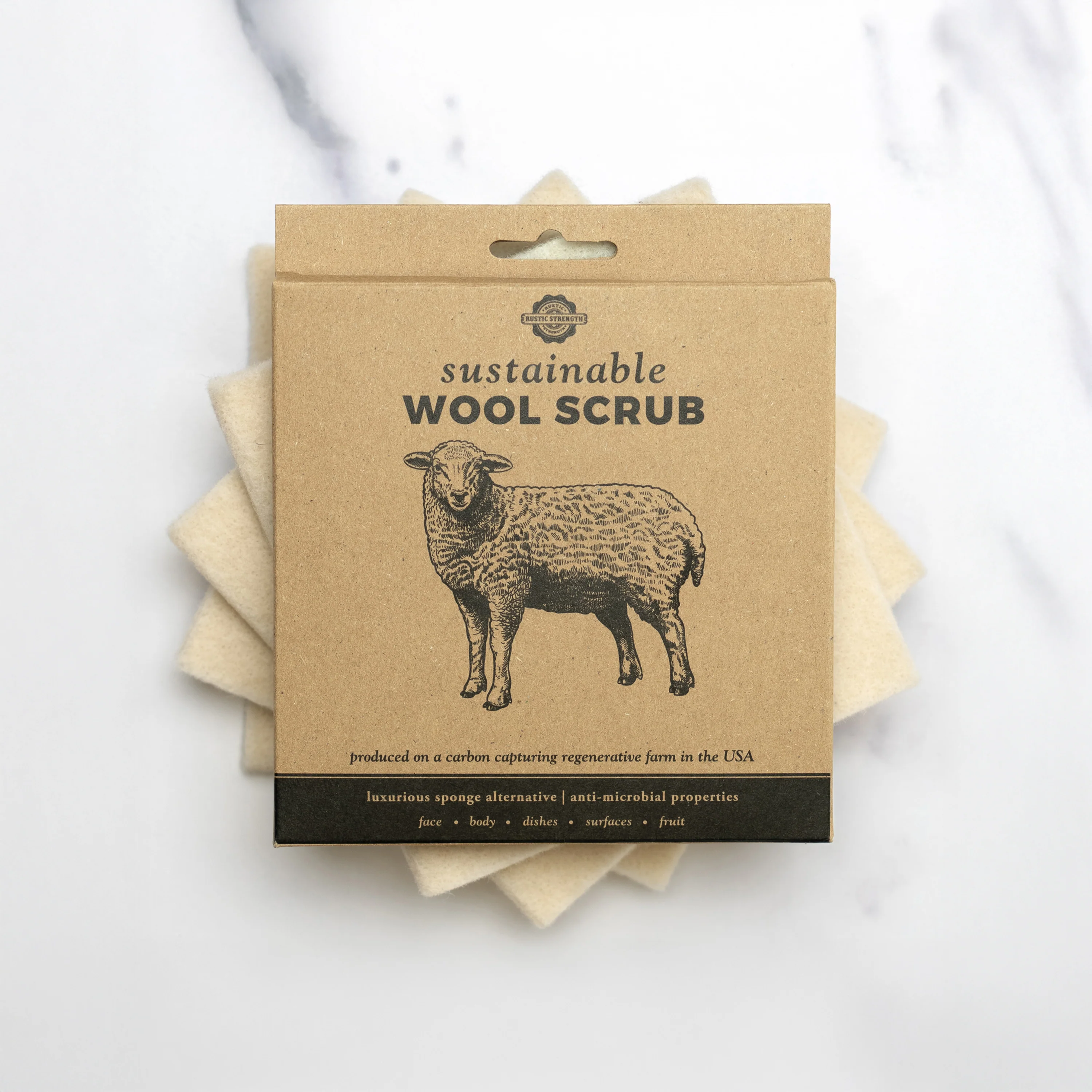Sustainable Wool Scrub - Image 3
