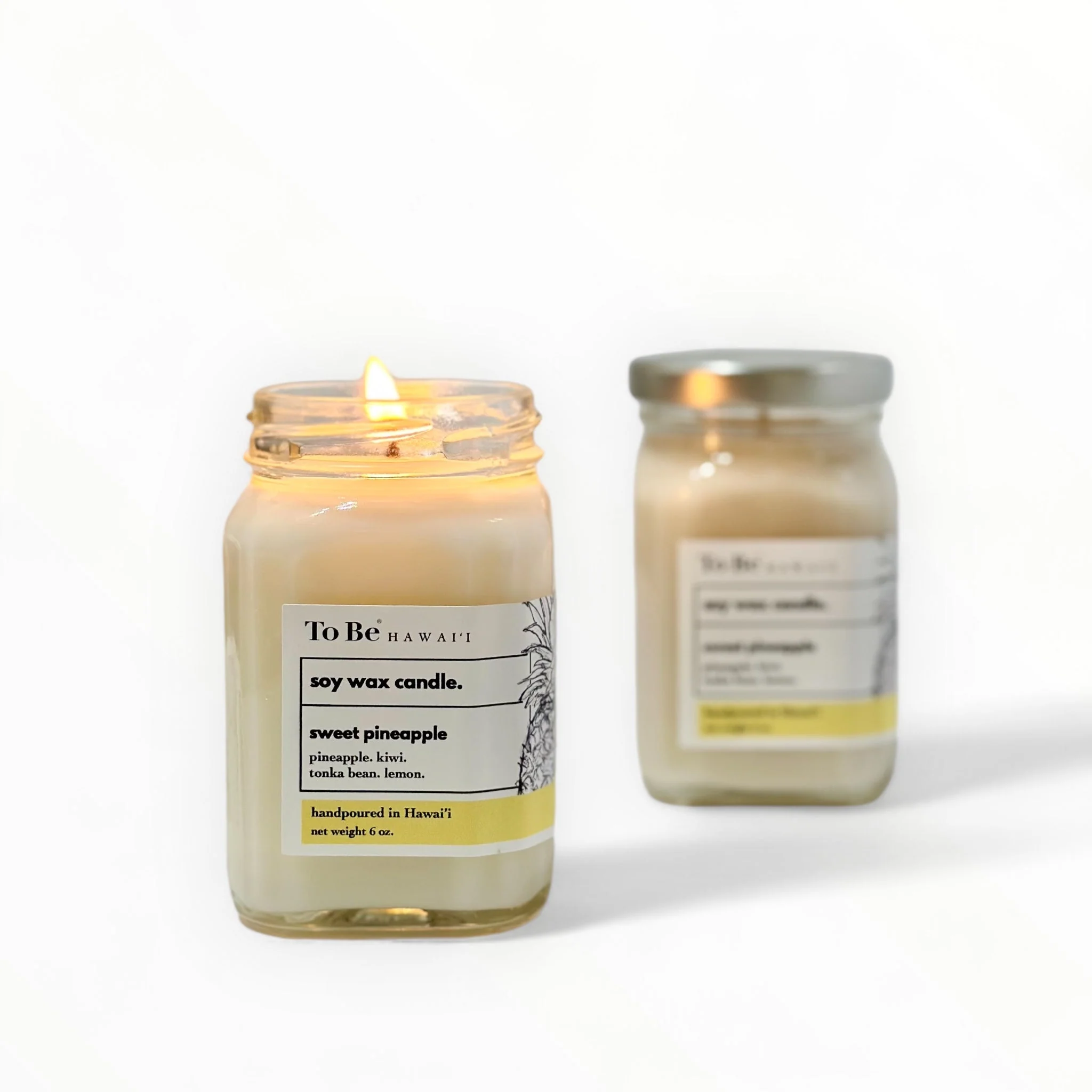 Sweet Pineapple Soy Wax Candle - Image 2