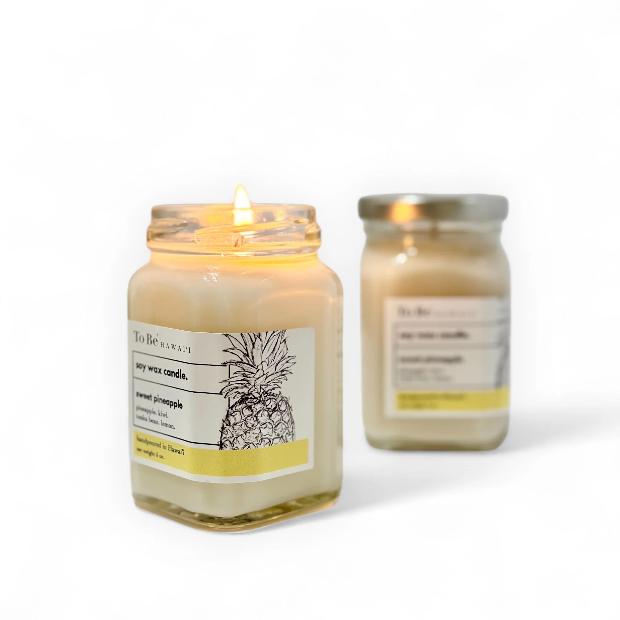 Sweet Pineapple Soy Wax Candle - Image 3