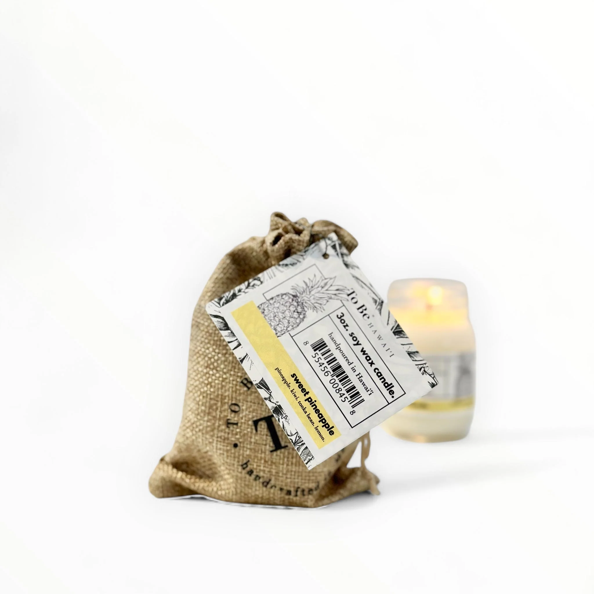 Sweet Pineapple Soy Wax Candle - Image 4