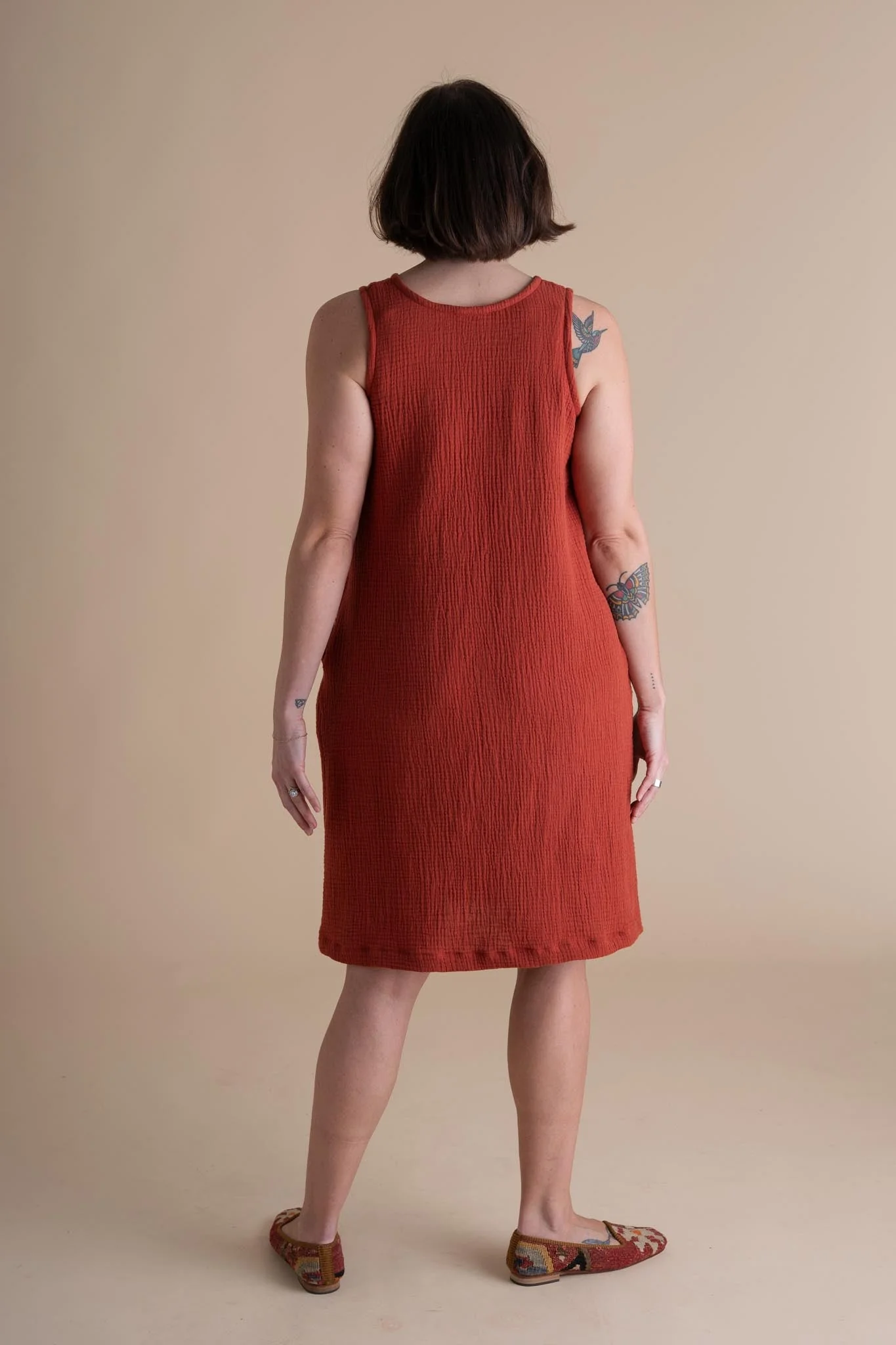 Tank Dress in Mulberry - Image 3