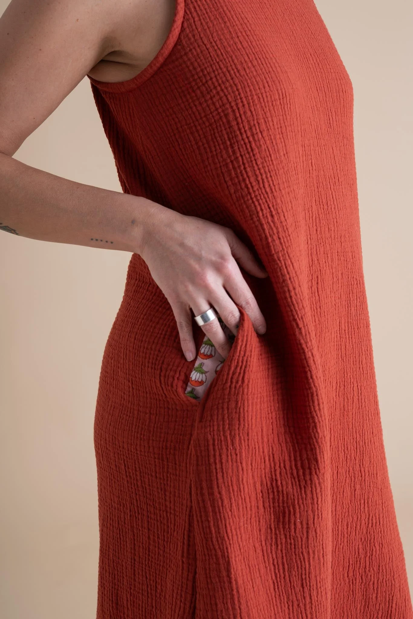 Tank Dress in Mulberry - Image 4