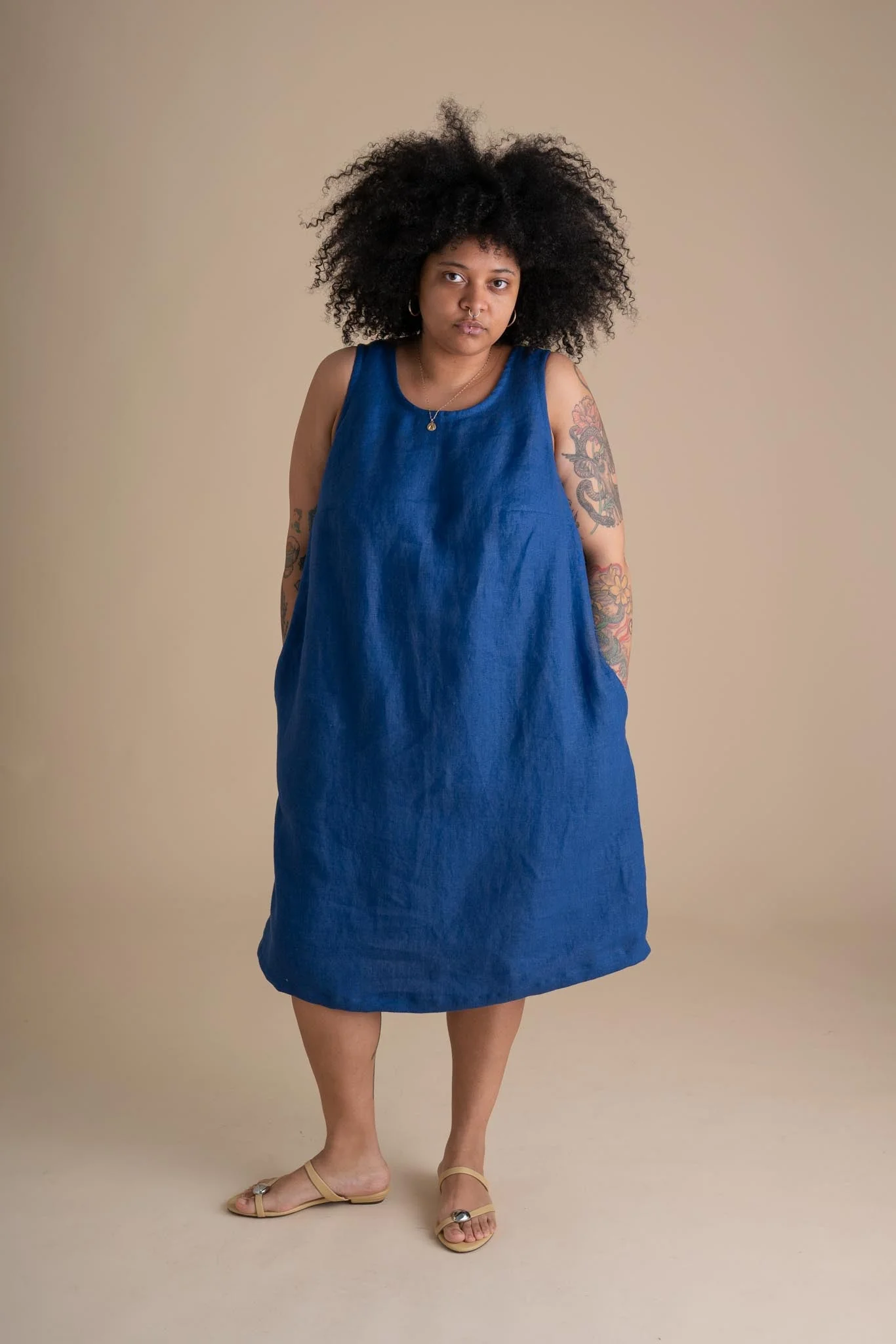 Tank Dress in Sand Dollar - Image 2