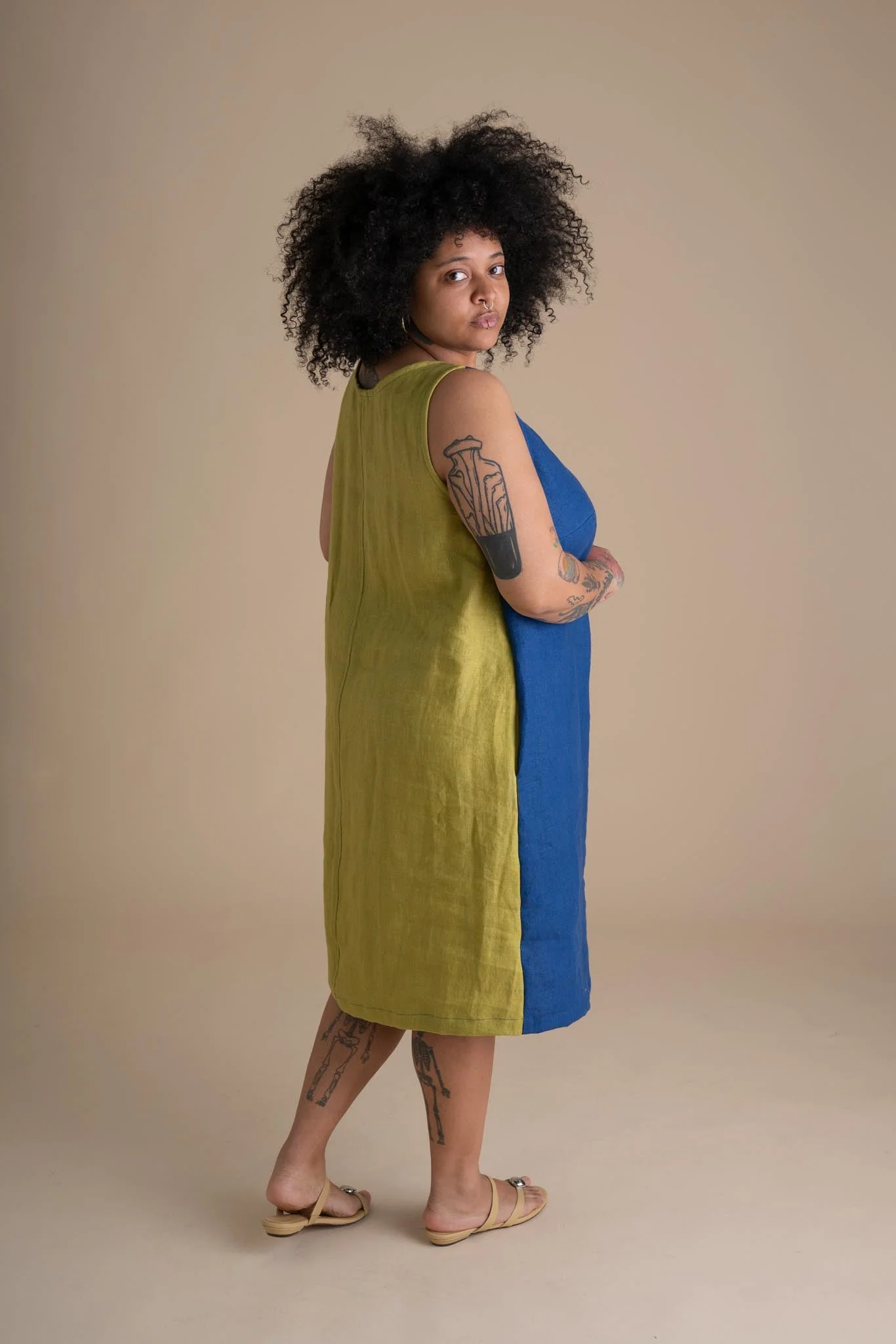 Tank Dress in Sand Dollar - Image 3