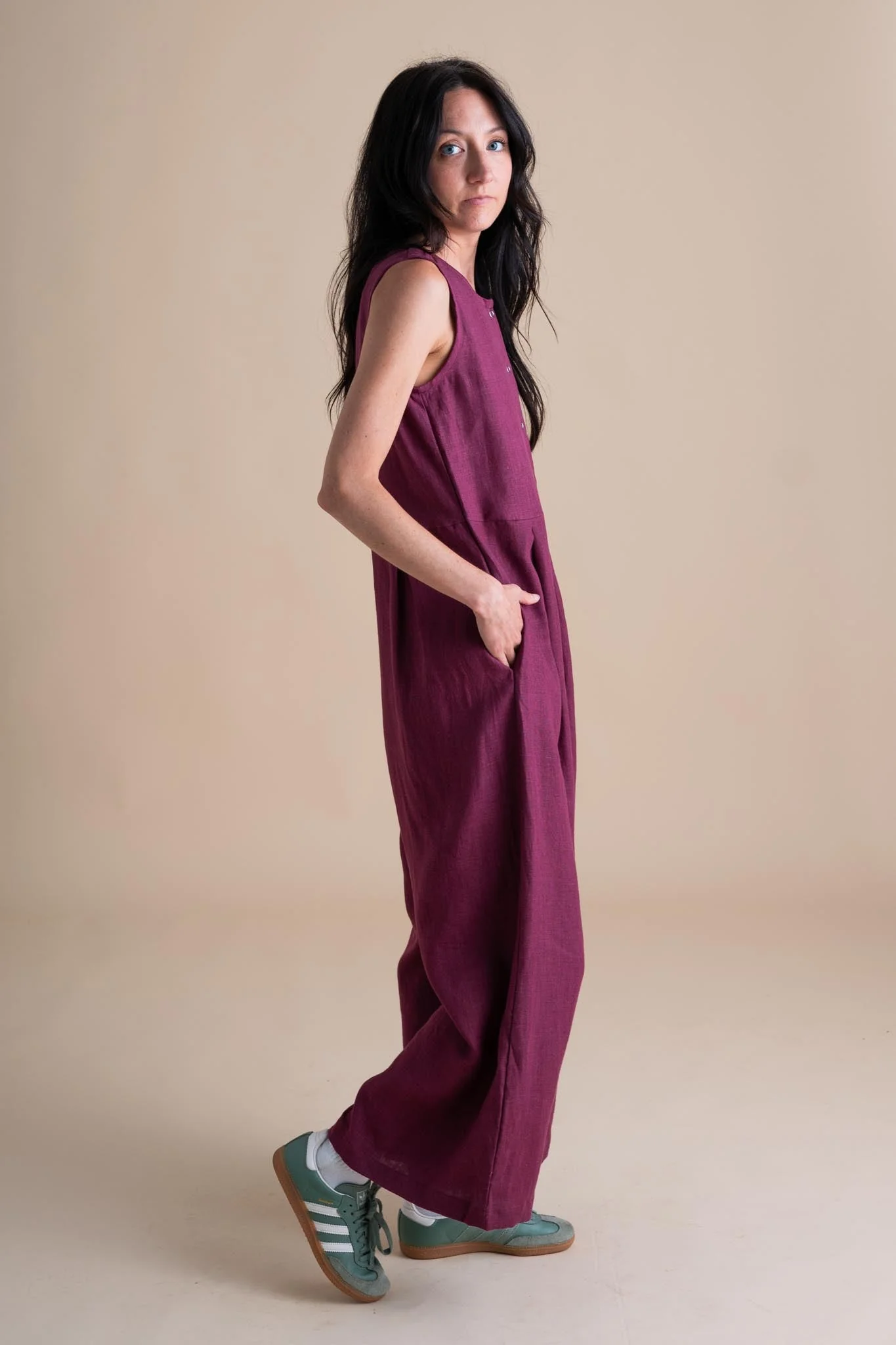 Terrace Jumpsuit in Orchid - Image 3