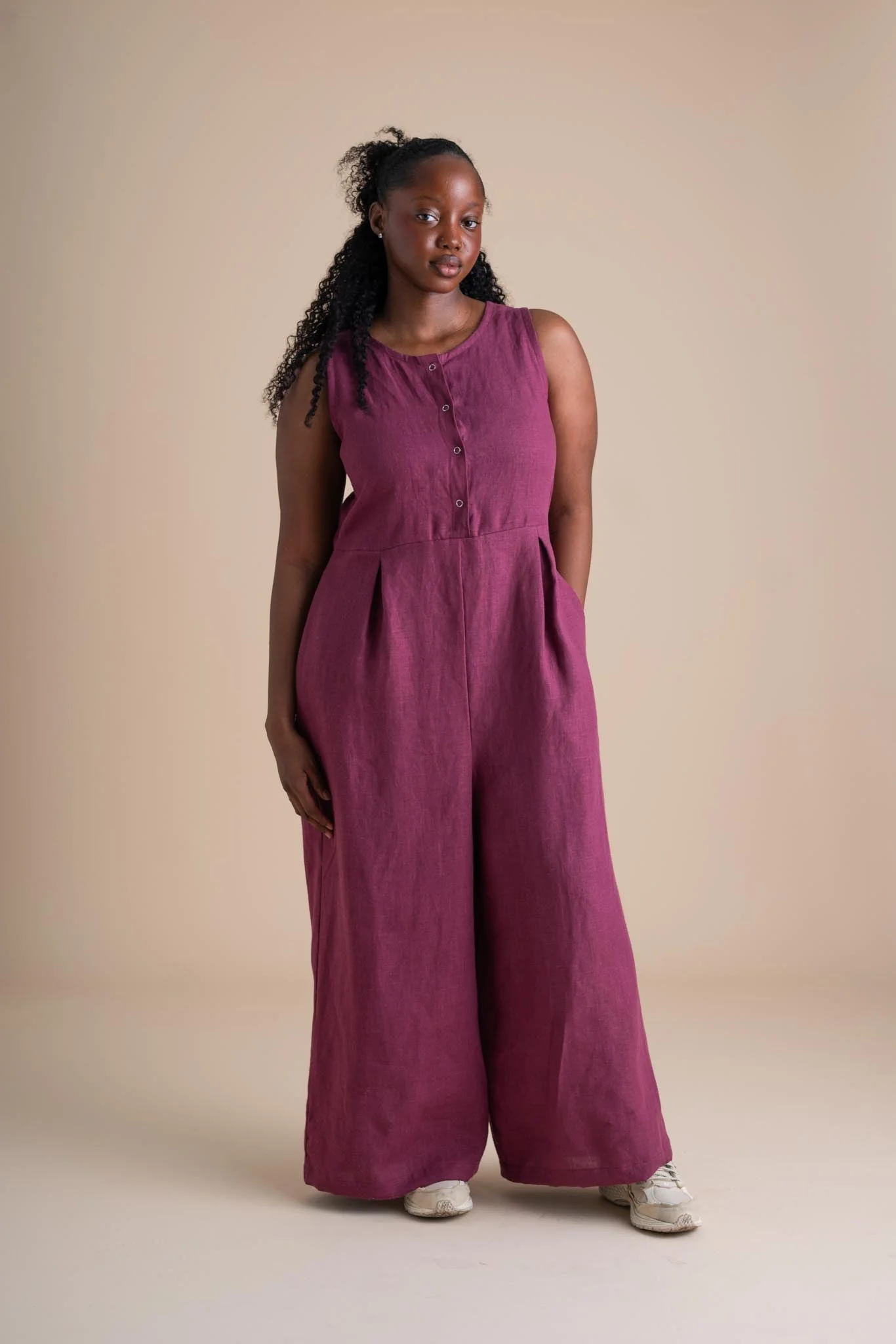 Terrace Jumpsuit in Orchid - Image 6