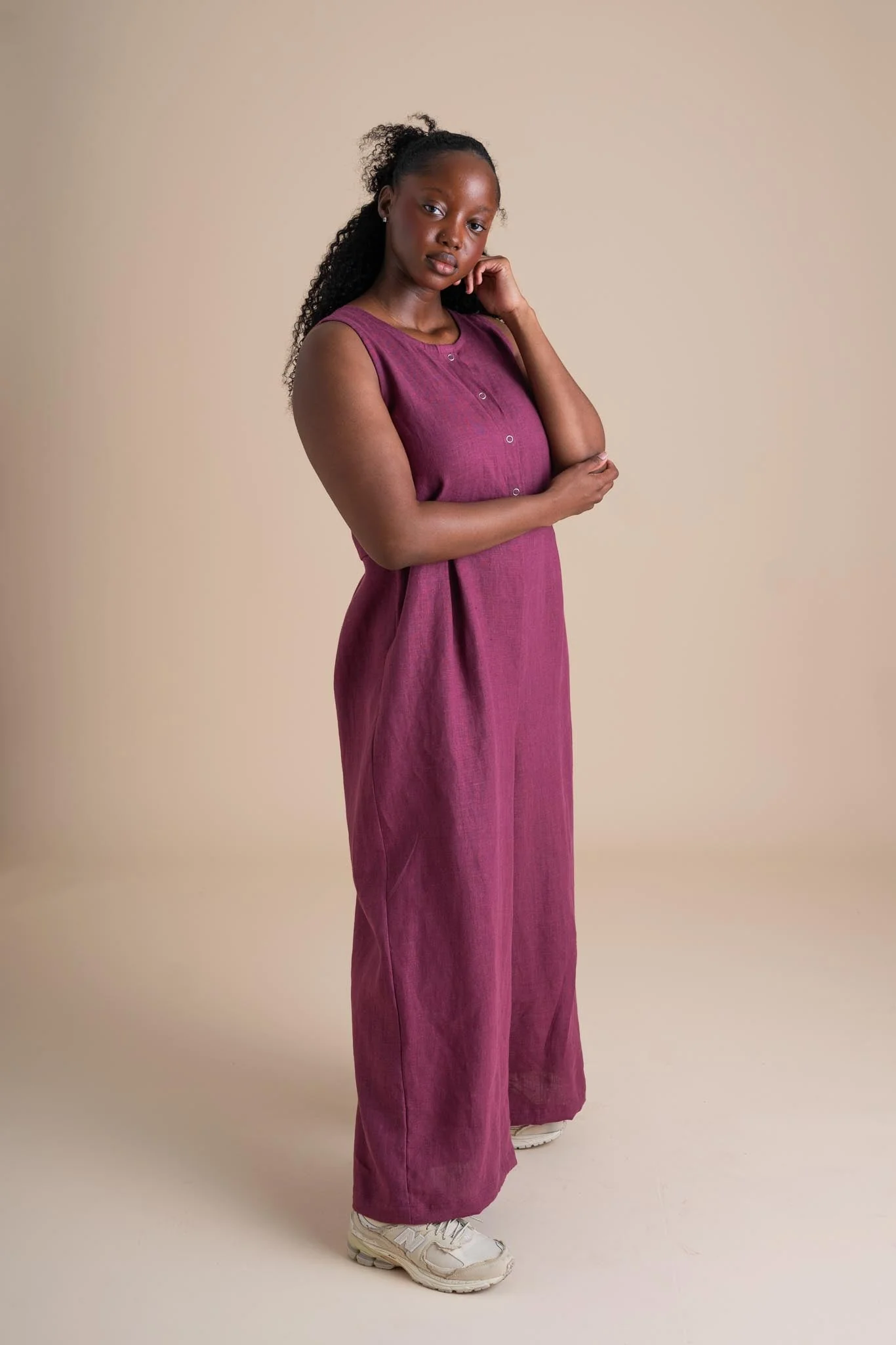 Terrace Jumpsuit in Orchid - Image 8