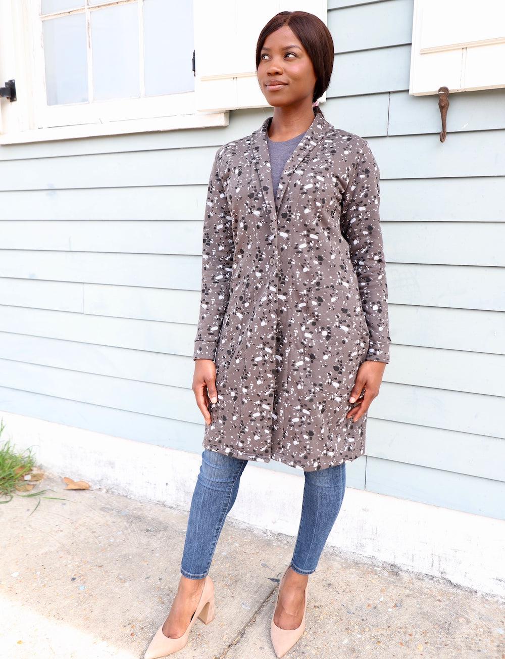 Terrazo Organic Coat- FINAL SALE - Image 3