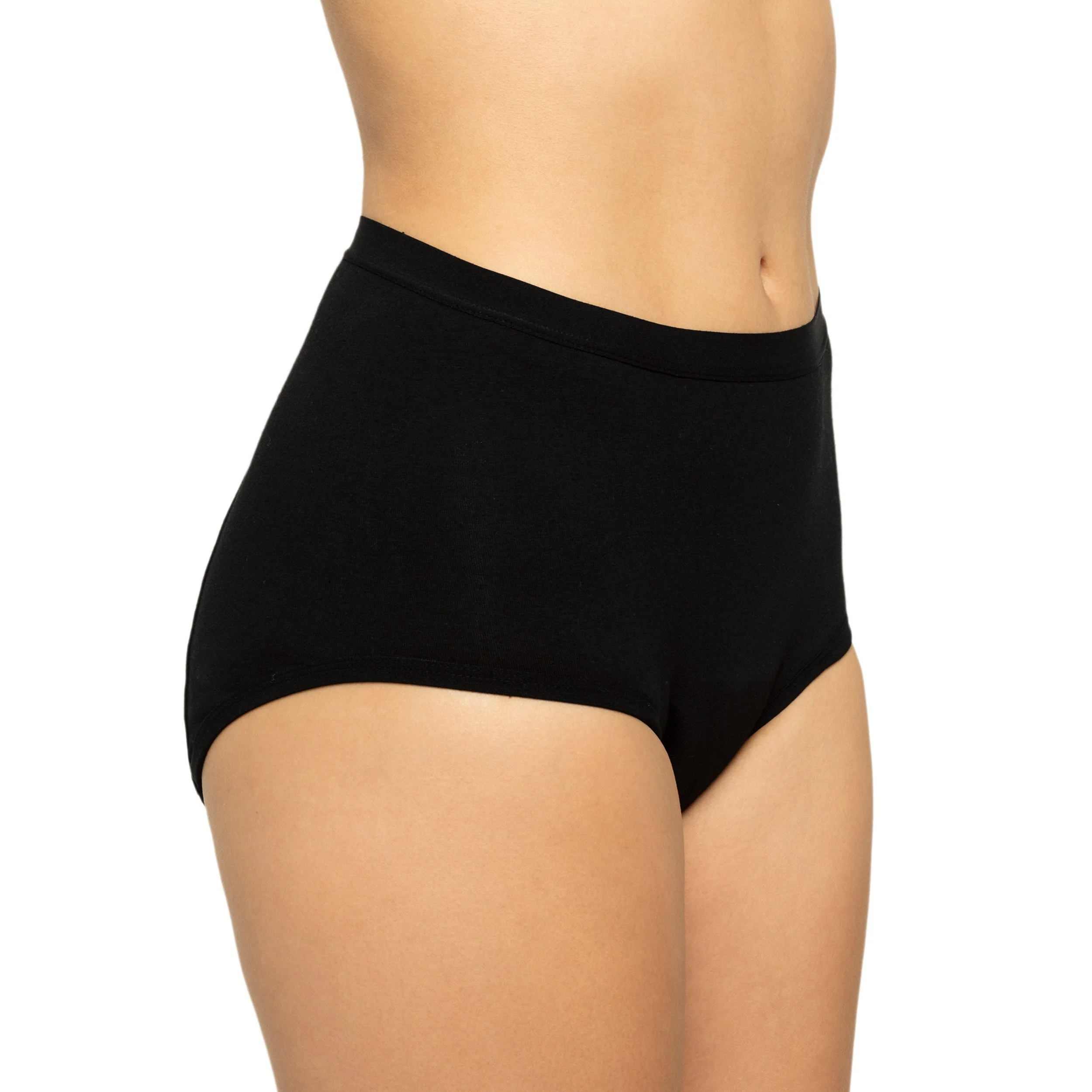 The Extra Coverage High Waisted Period. in Organic Cotton For Heavy Flows - Image 14