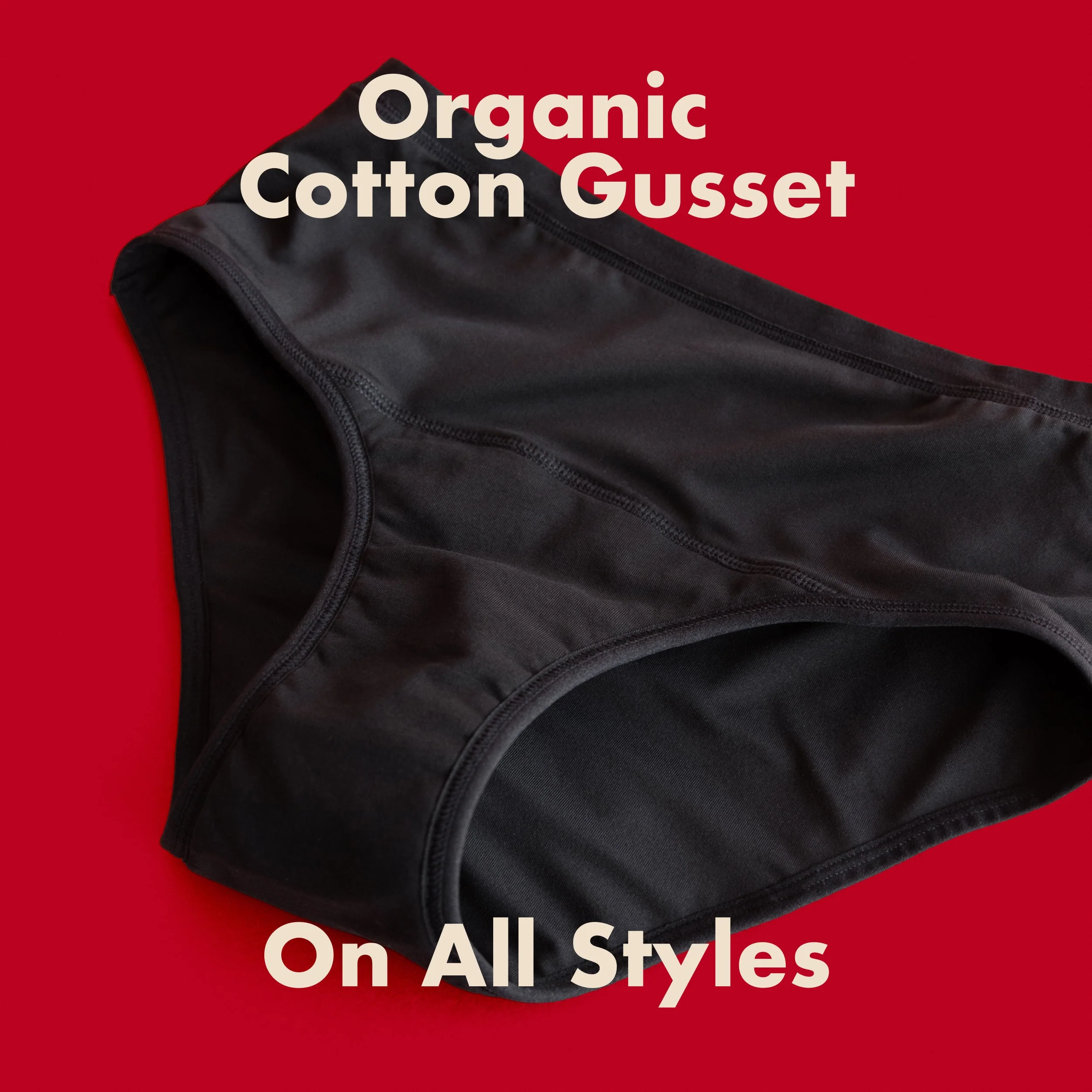 The Extra Coverage High Waisted Period. in Organic Cotton For Heavy Flows - Image 6