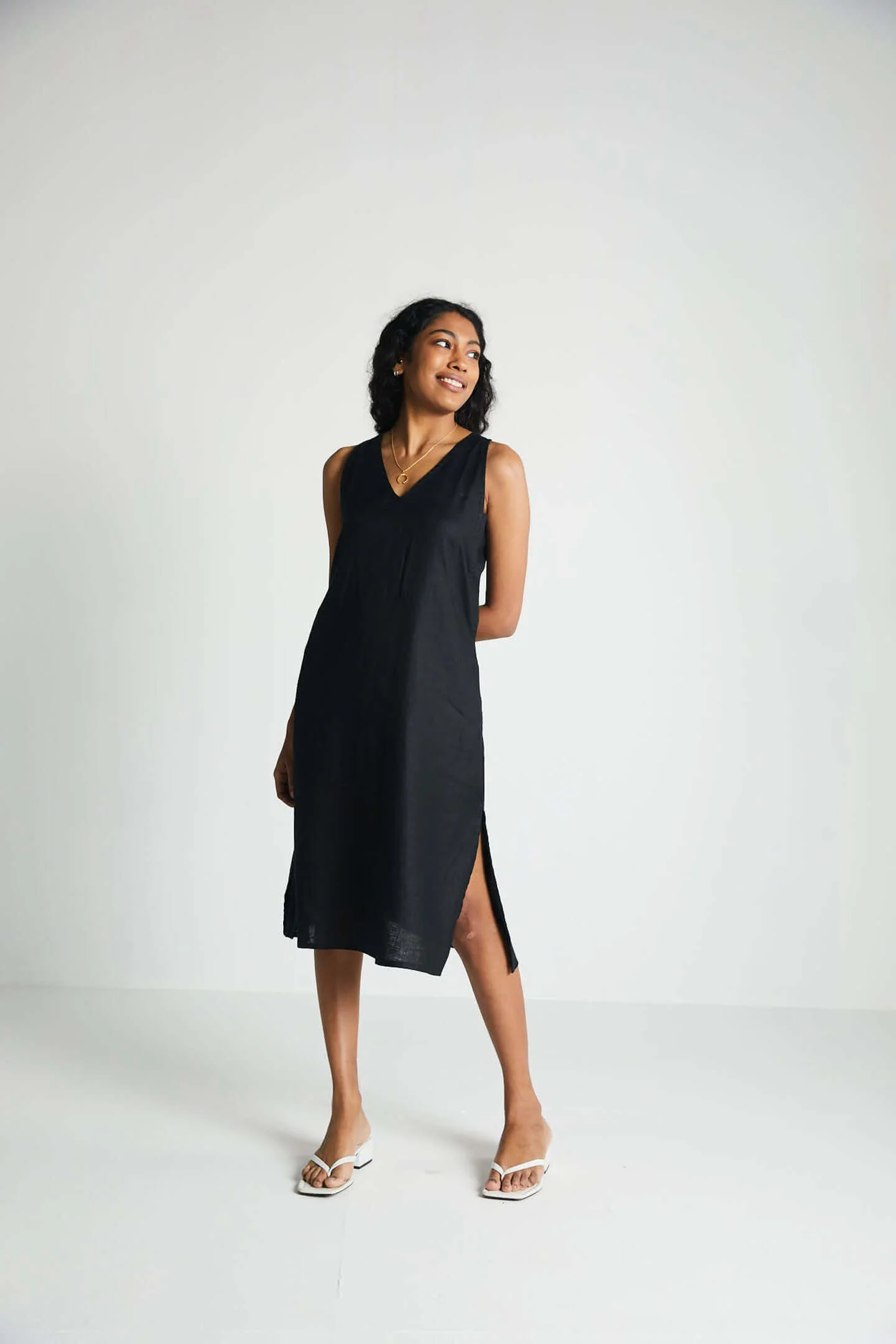 The Hemp Noir Dress - Image 7