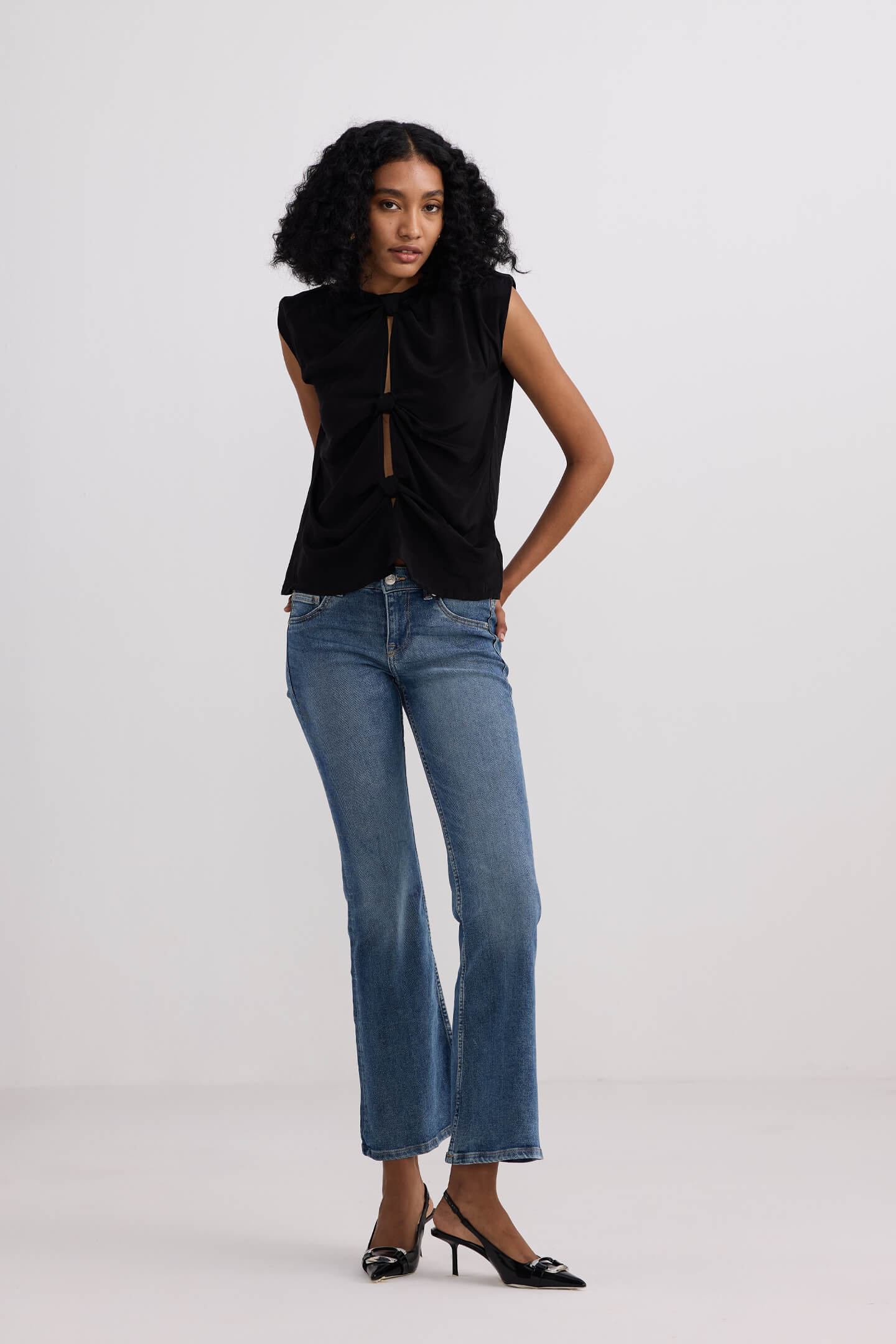 The Knot-so-Basic Top in Black - Image 11